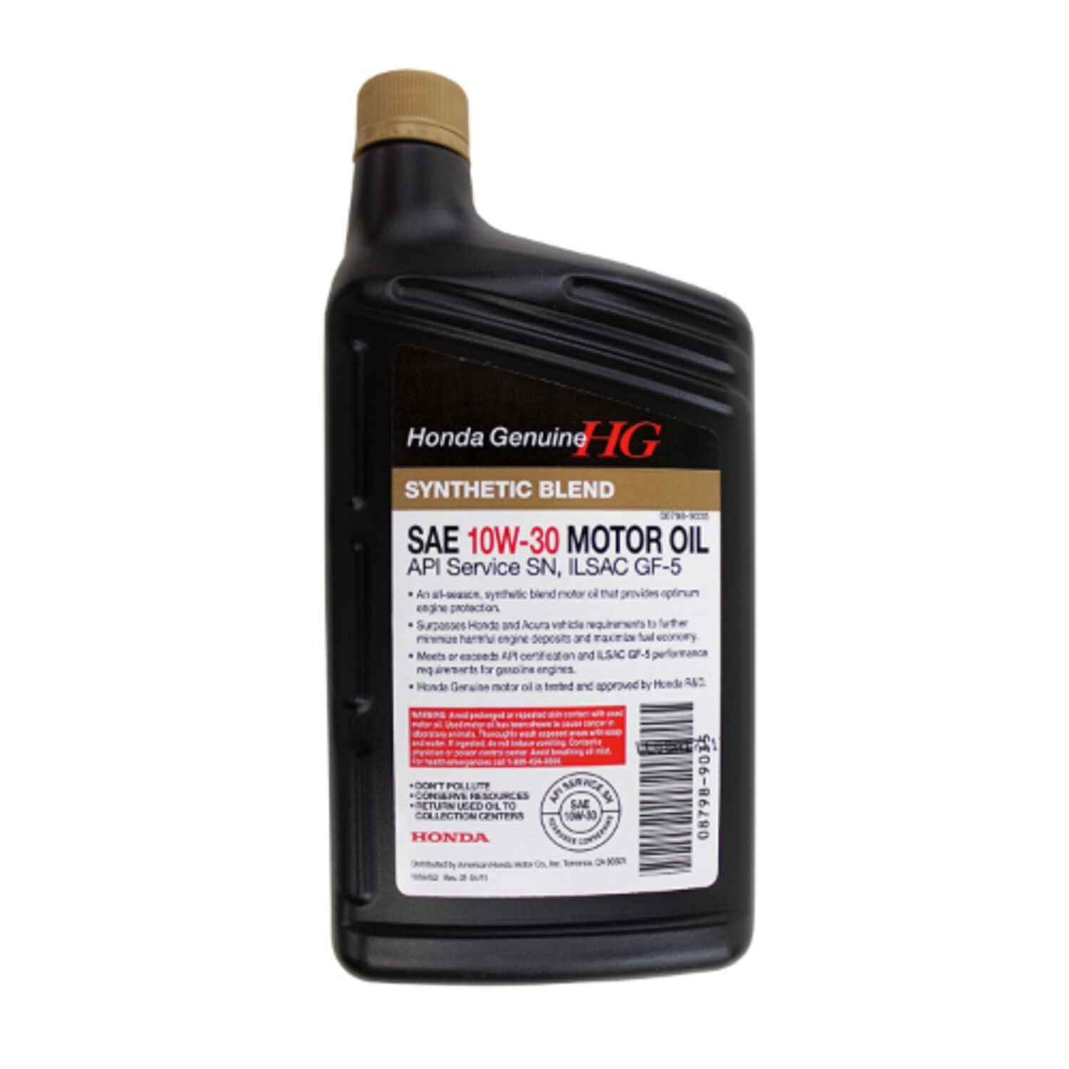 HONDA - HONDA 10W30 OIL QT.