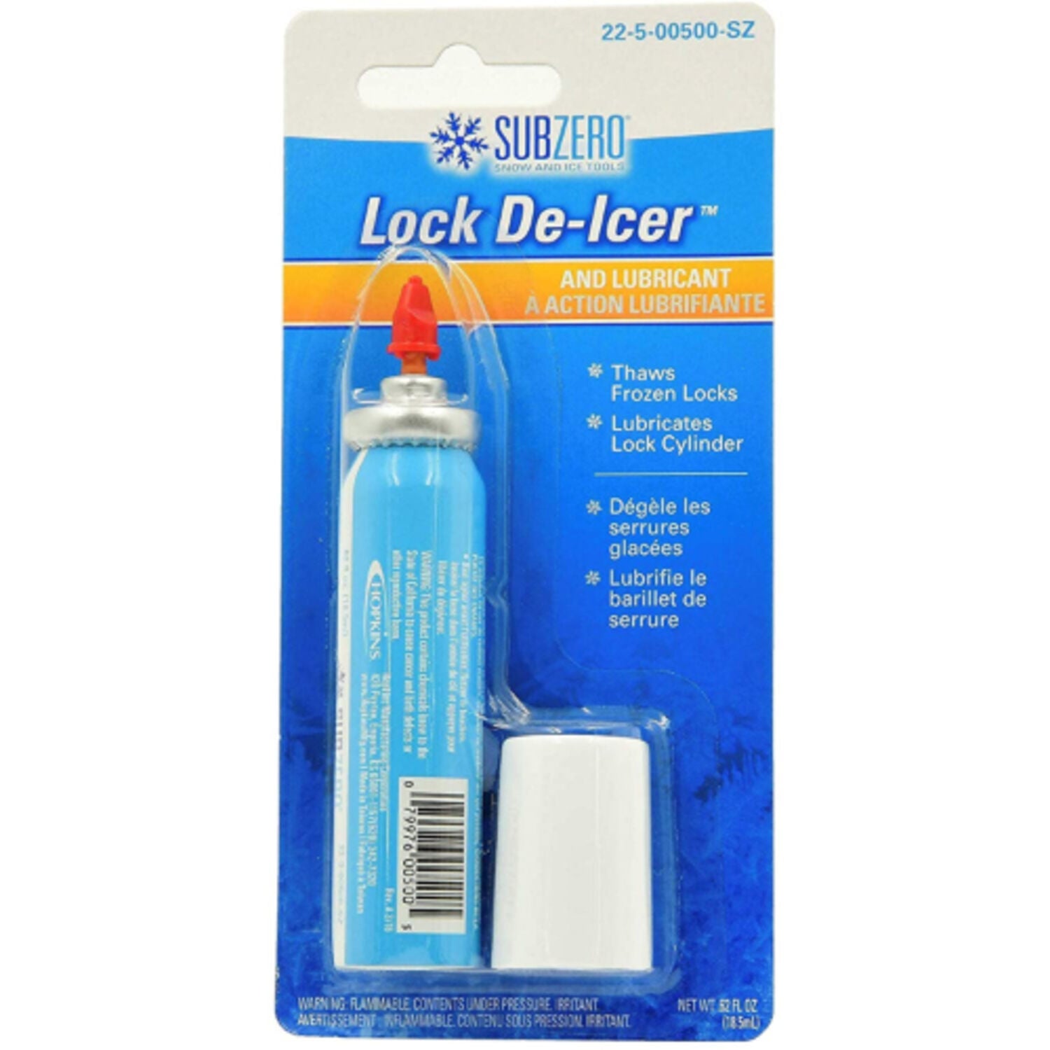 SUBZERO - HOPPY LOCK DEICER CARD 24/18G