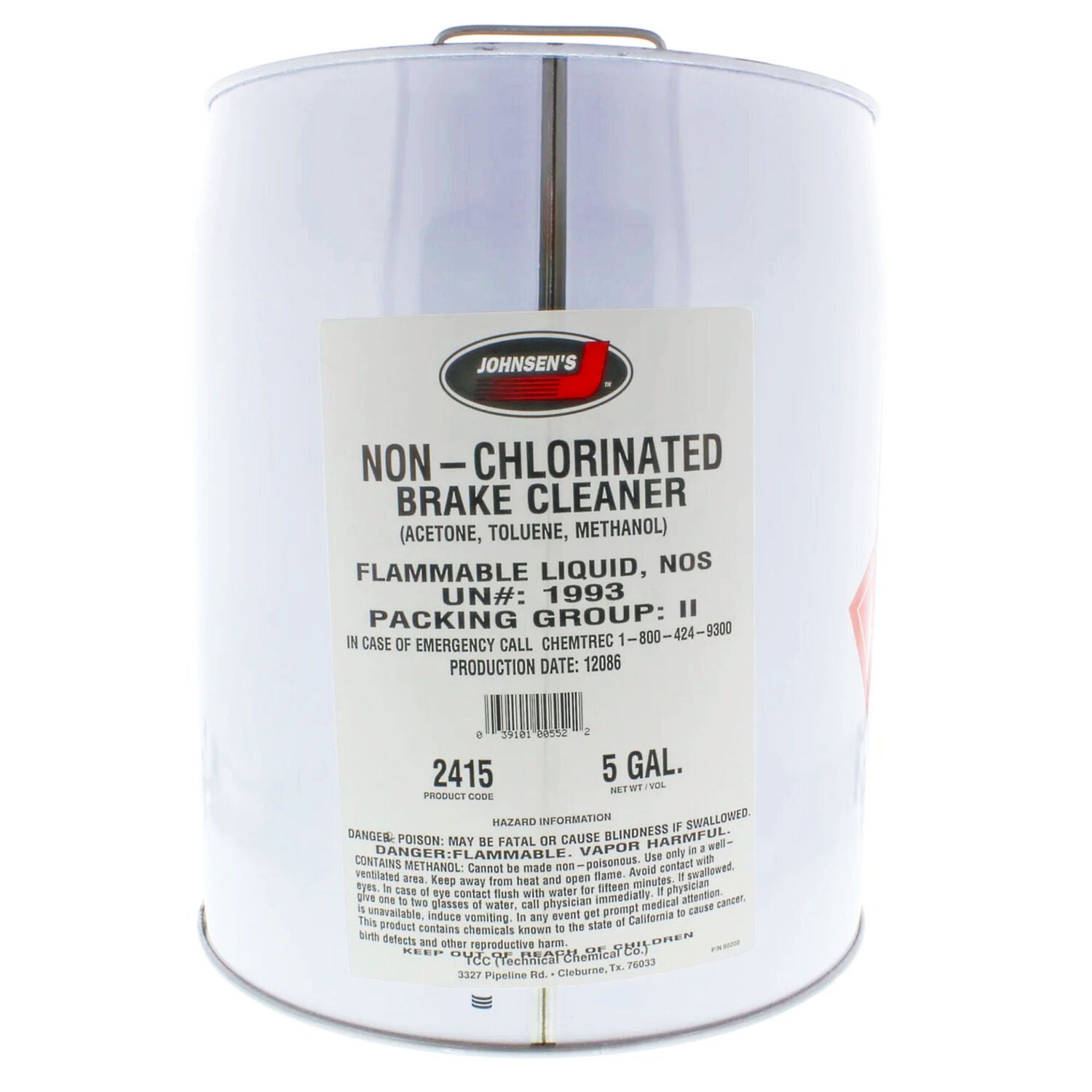 JOHNSEN PRODUCTS - JOHNSENS N/C BRAKE CLNR 5 GAL