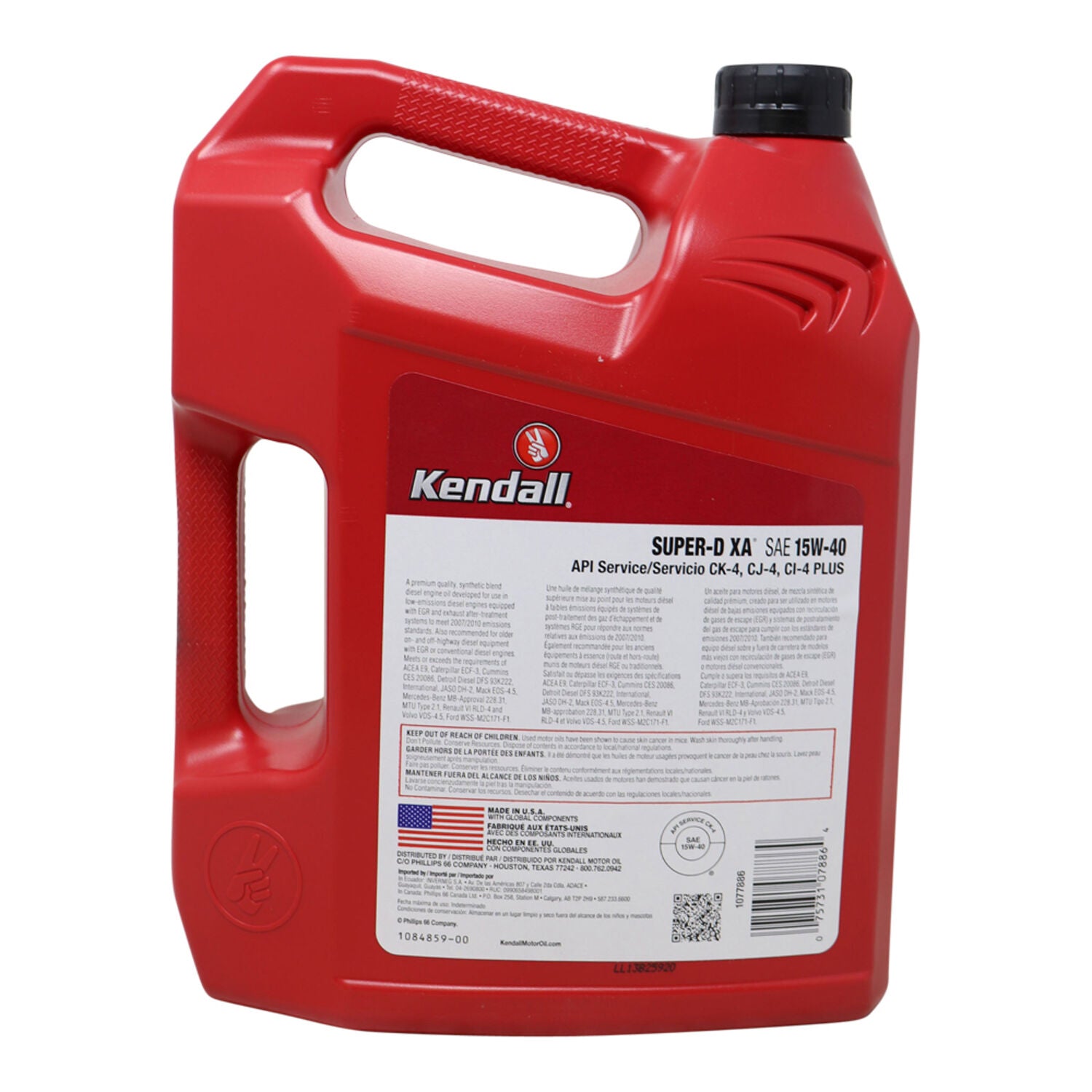 KENDALL - KENDALL SPR-D XA CK4 15W40 3/GA