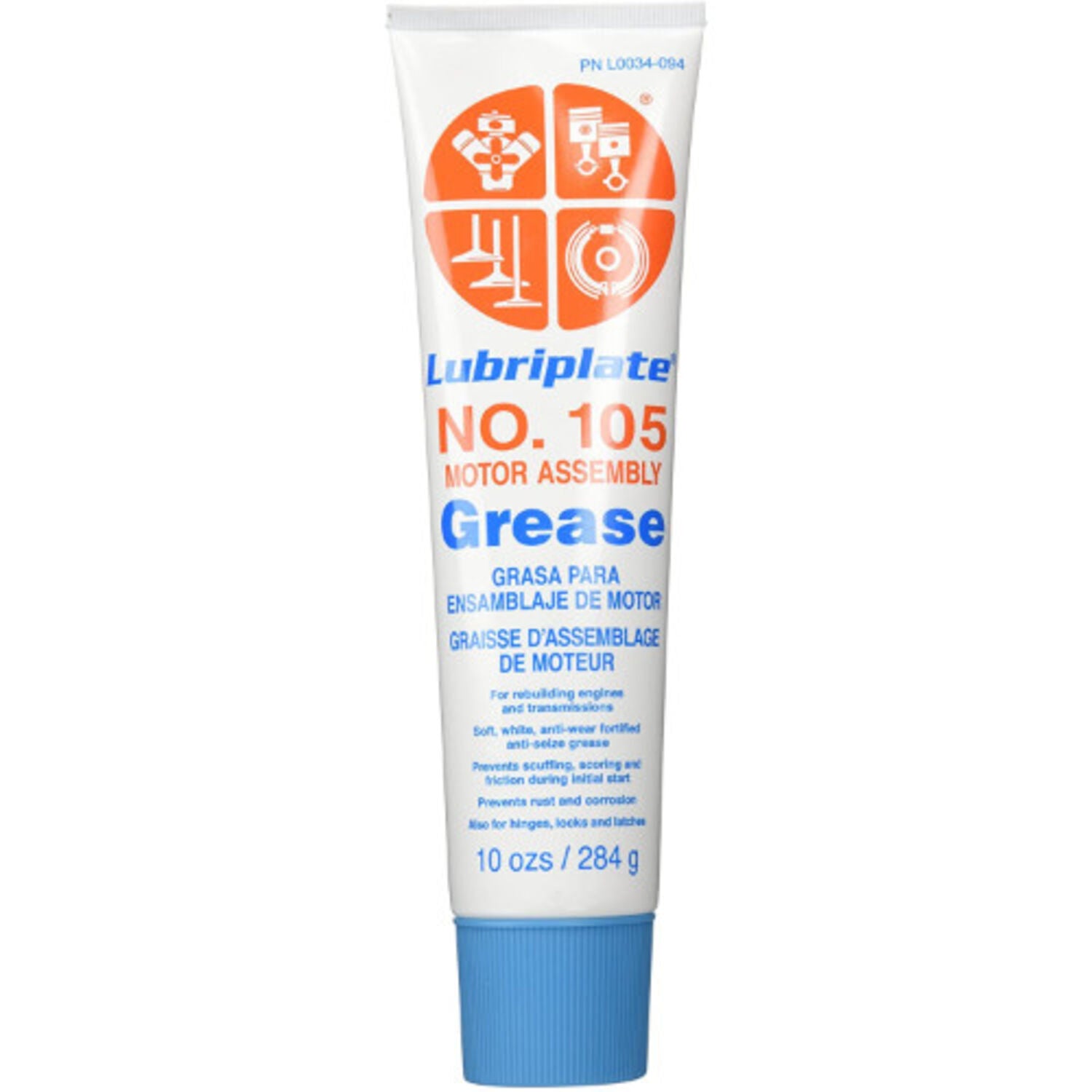 LUBRIPLATE - LUBRIPLATE 105 GREASE 12/10OZ
