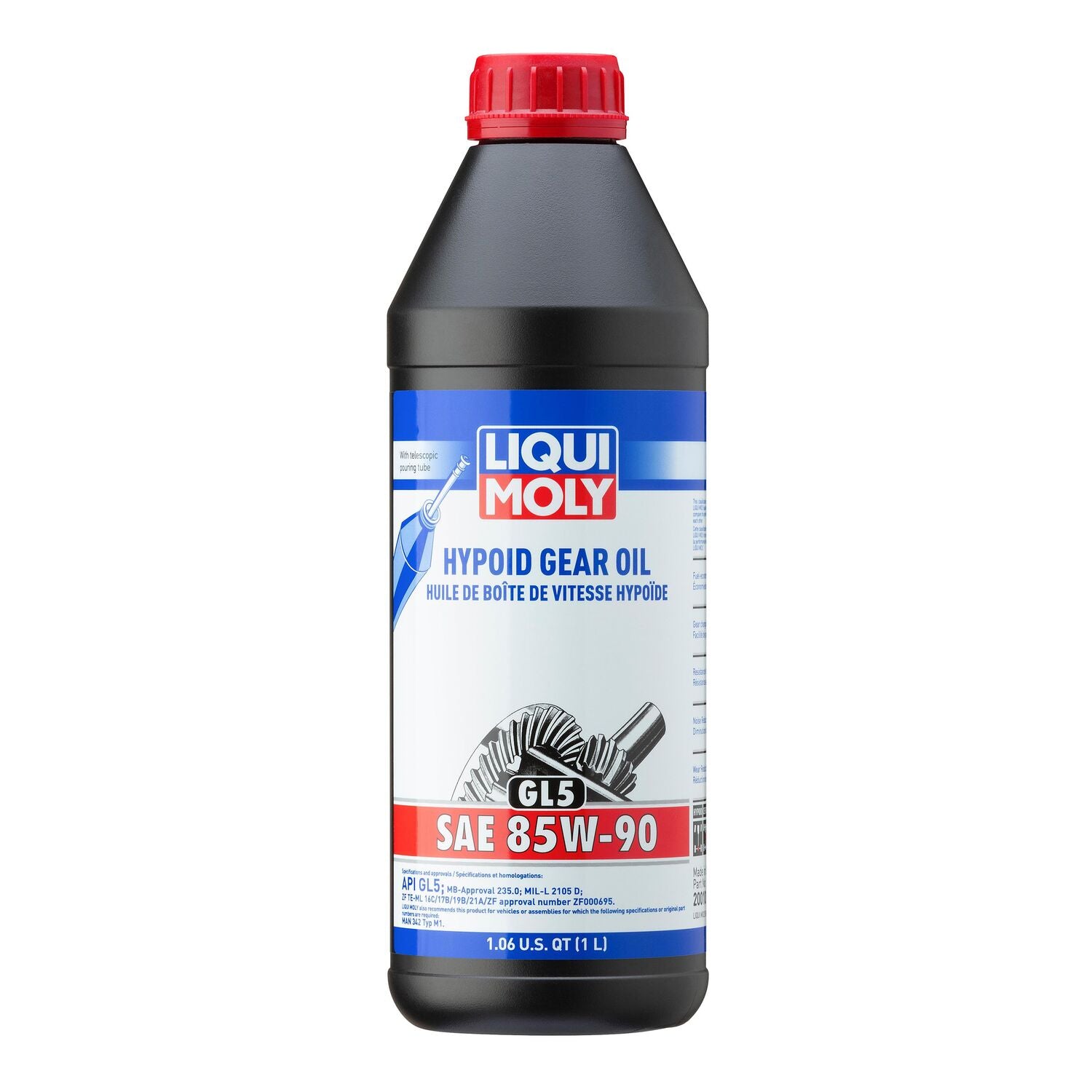 LIQUI MOLY - LIQM HYPOID GEAR 85W90 6/1L