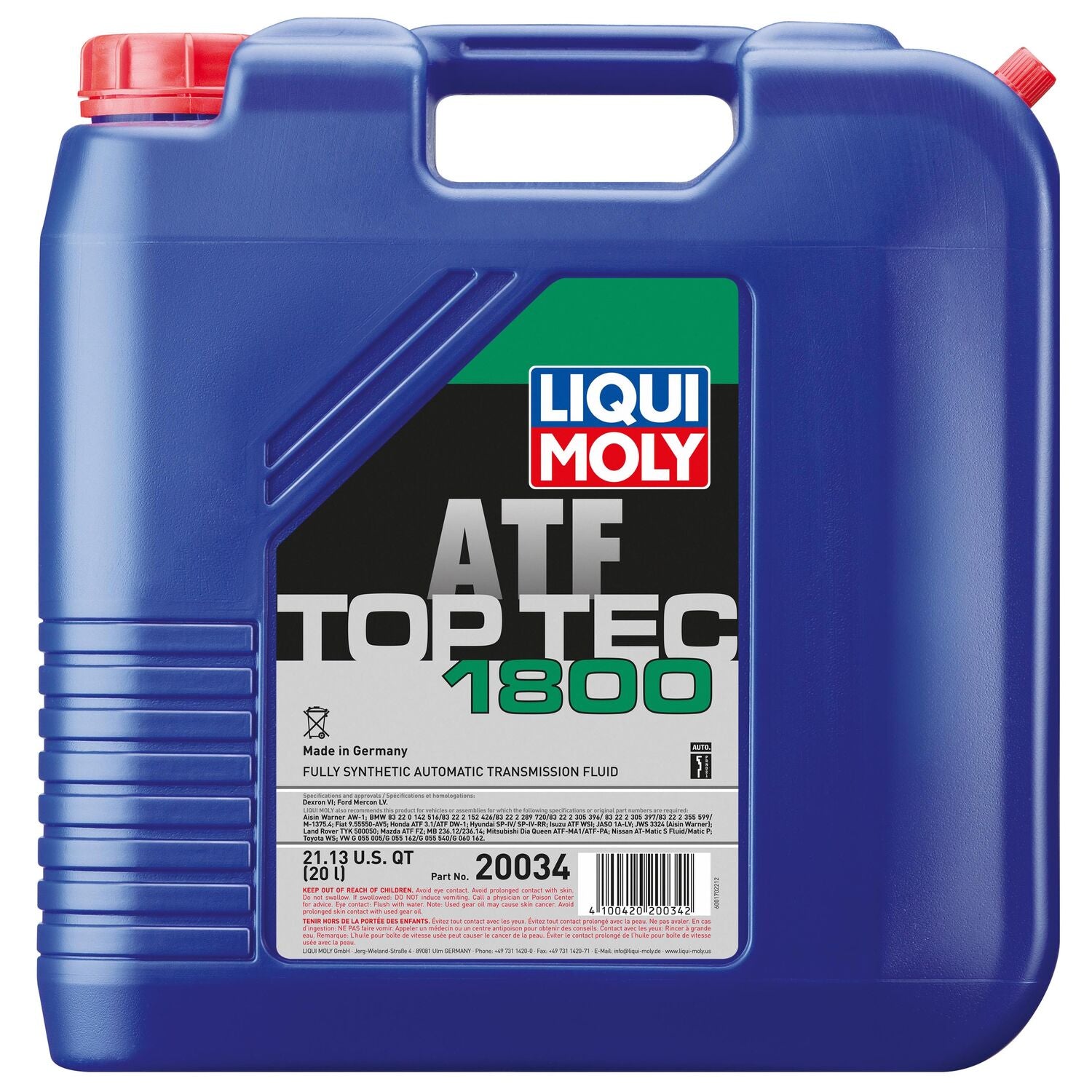 LIQUI MOLY - LIQM TOP TEC ATF 1800 20L