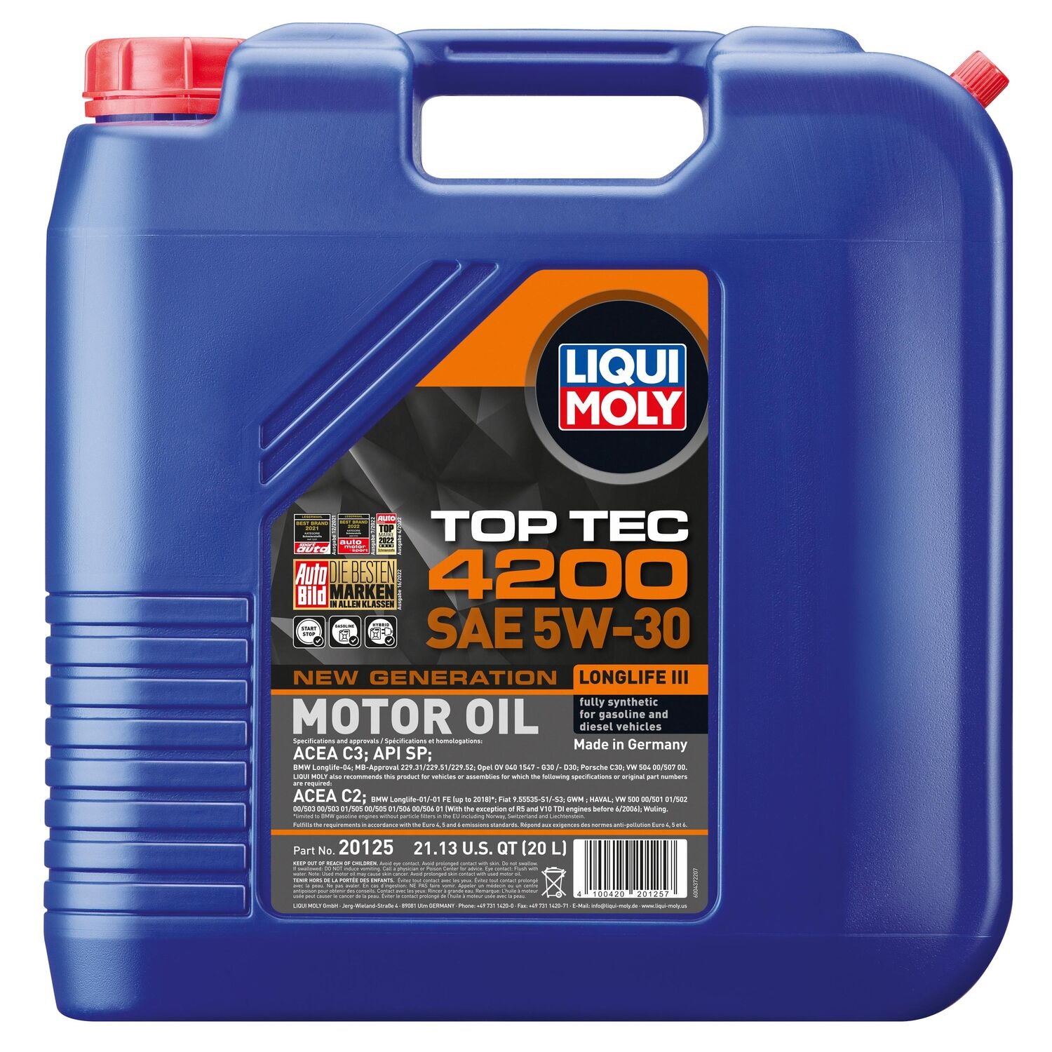 LIQUI MOLY - LIQM TOP TEC 4200 5W30 20L