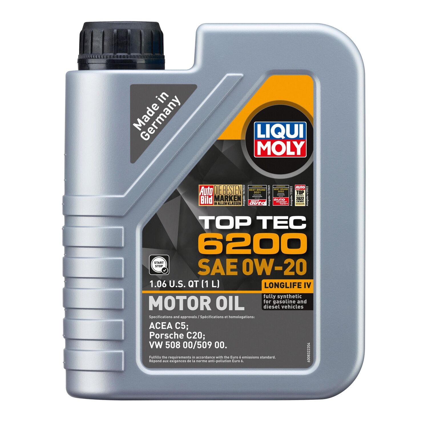 LIQUI MOLY - LIQM TOP TEC 6200 0W20 6/1L