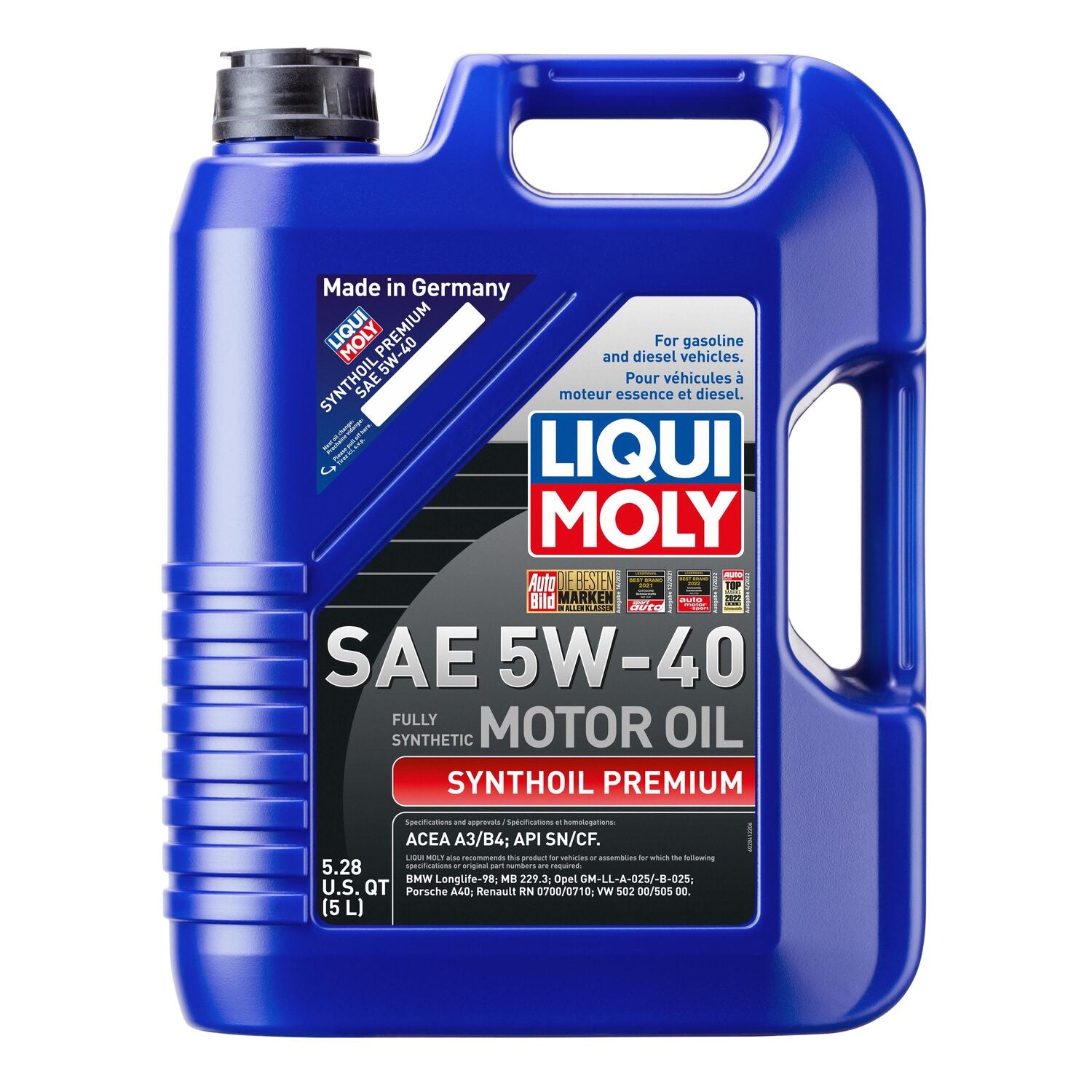 LIQUI MOLY - LIQUI MOLY SYNTHOIL 5W40 4/5L