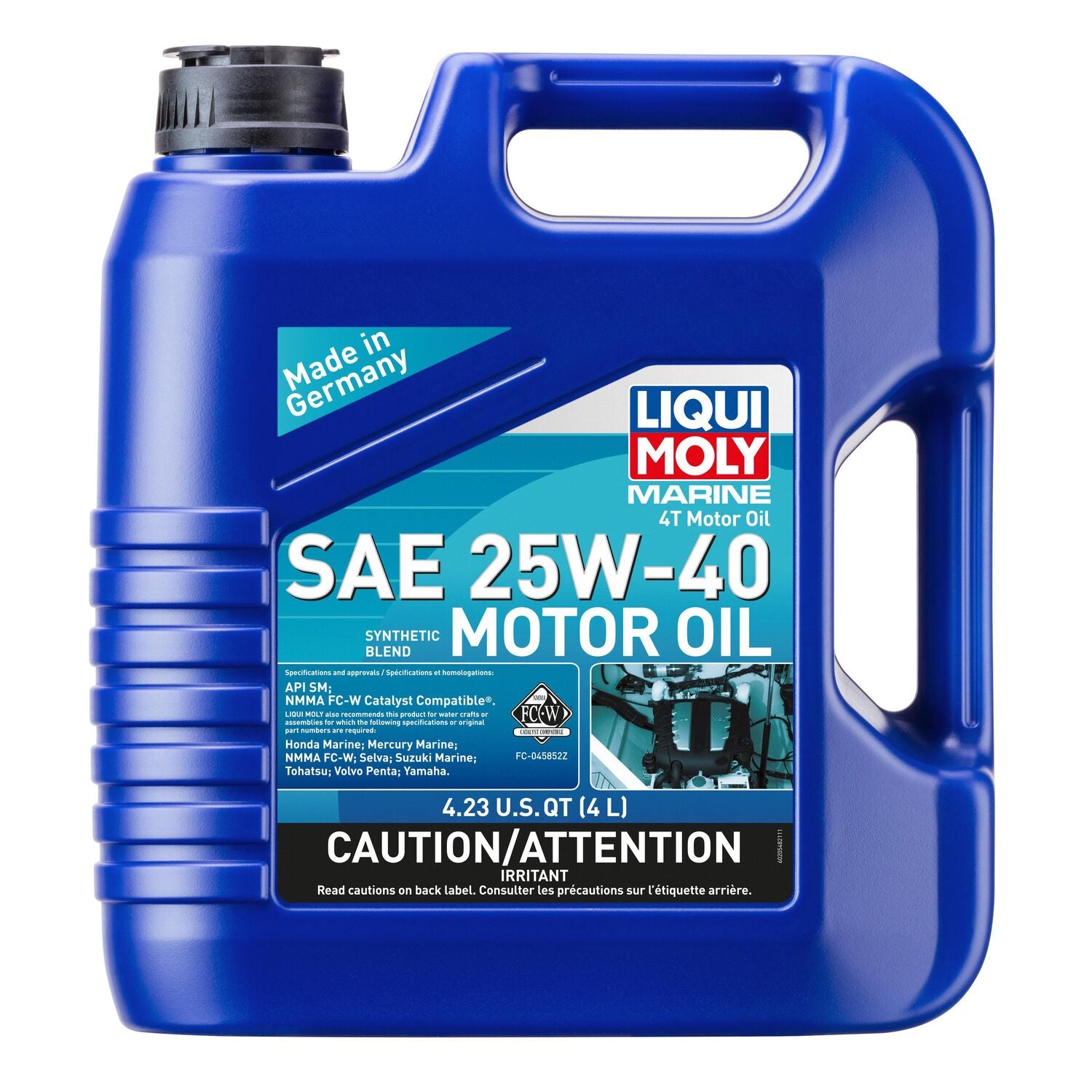 LIQUI MOLY - LIQM MARINE 4T 25W40 4/4L