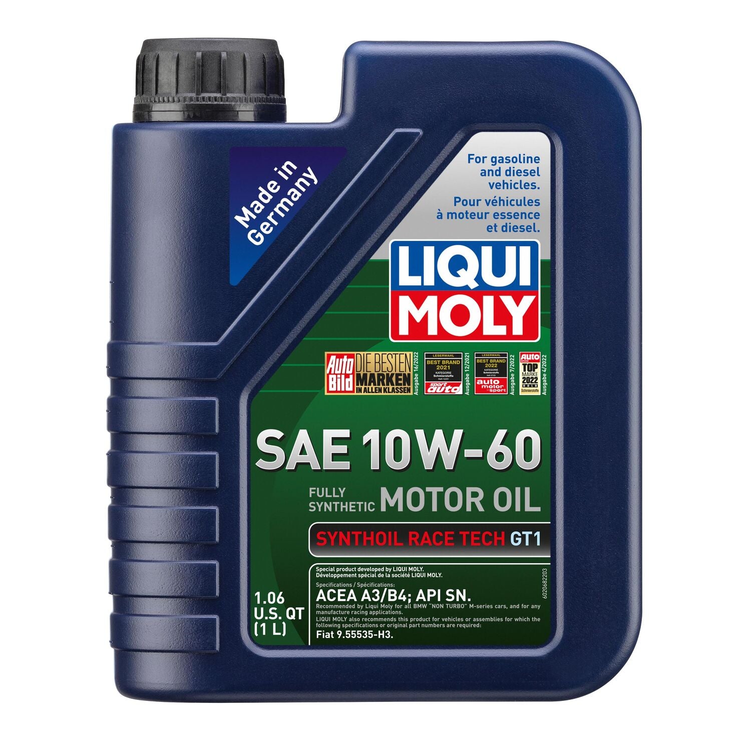 LIQUI MOLY - LIQM SYN RACE TEC 10W60 6/1L