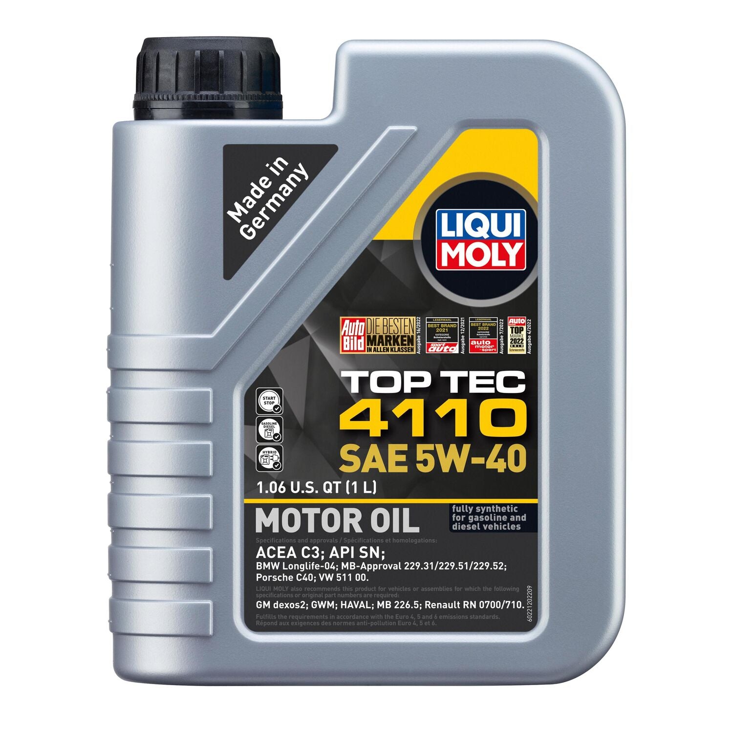 LIQUI MOLY - LIQUI MOLY TOP TEC 5W40 6/1L