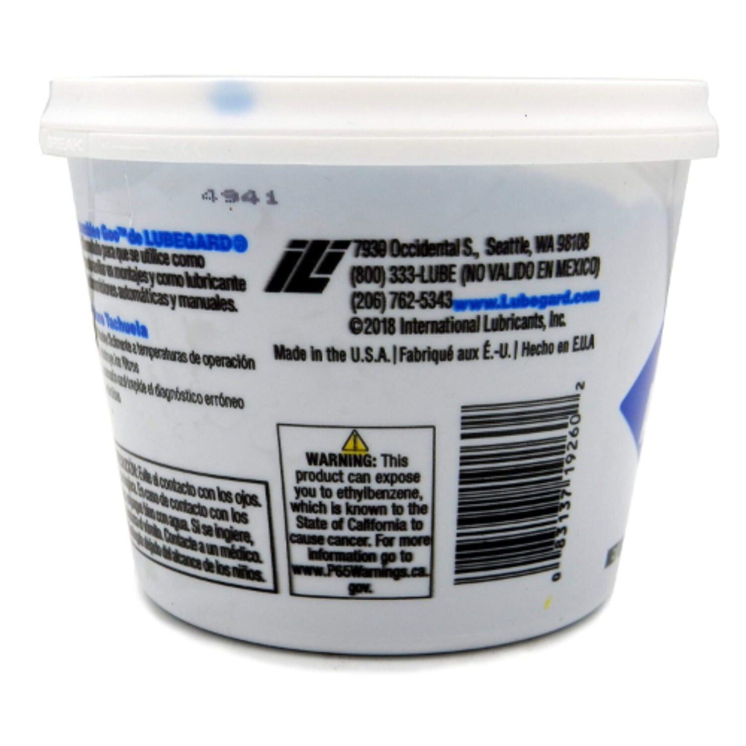 LUBEGARD - LUBEGARD ASSY GOO BLUE 12/16OZ