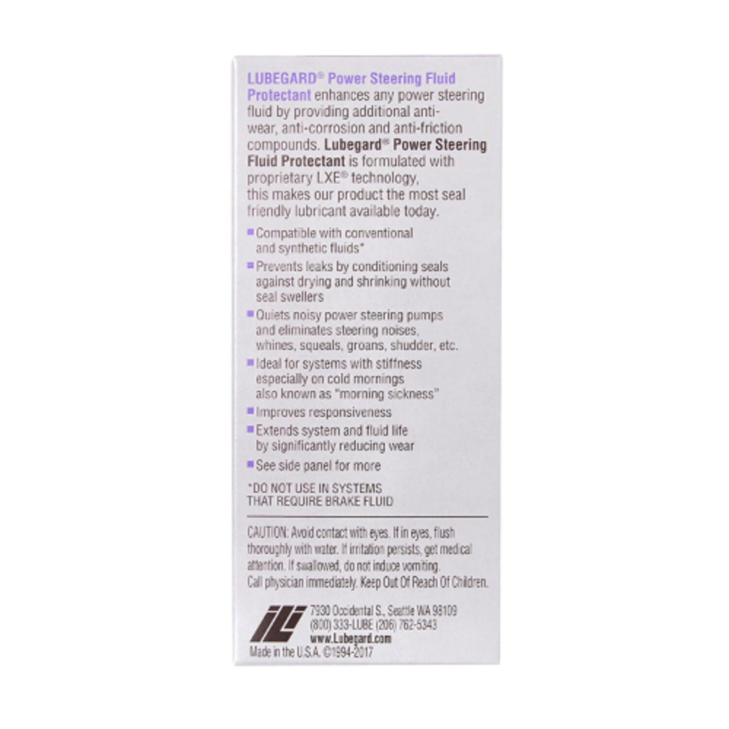 LUBEGARD - LUBEGARD PSF PROTECTANT 12/4OZ