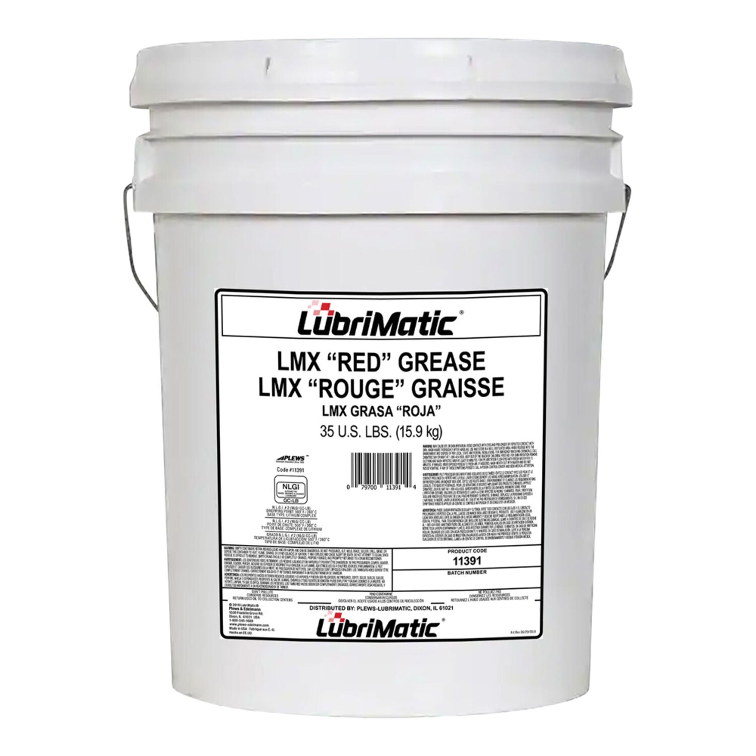 LUBRIMATIC - LUBR GRSE LMX RED 35LB