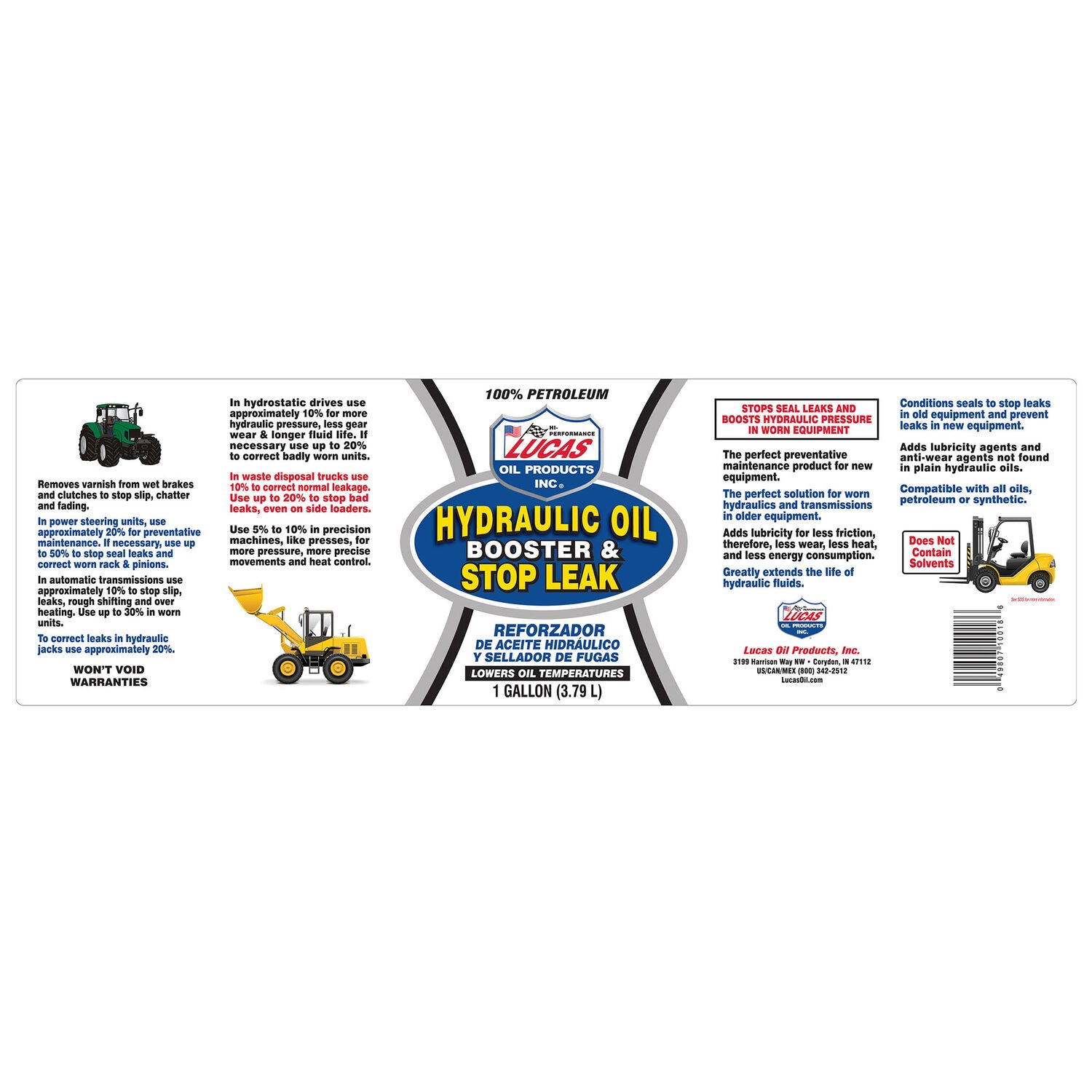 LUCAS - LUCAS HYDRLC OIL BOOSTER 4/1GAL