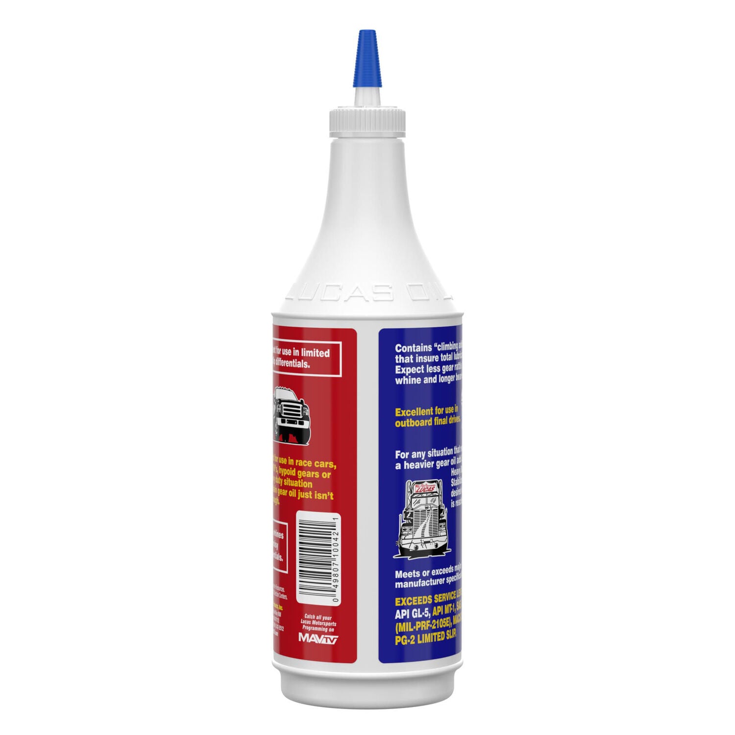 LUCAS - LUCAS HD 85W140+ GEAROIL 12/1QT