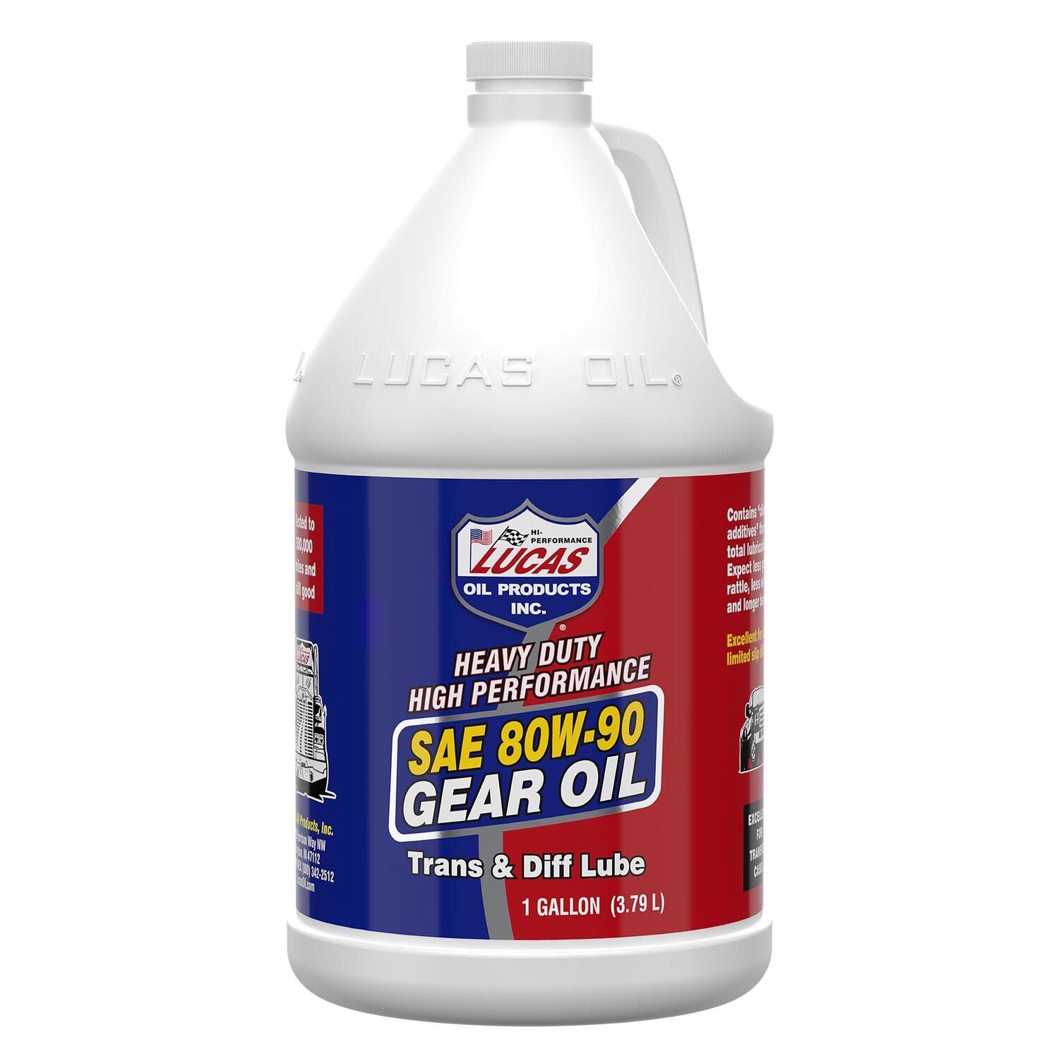 LUCAS - LUCAS 80W90 GEAR OIL 4/1GAL