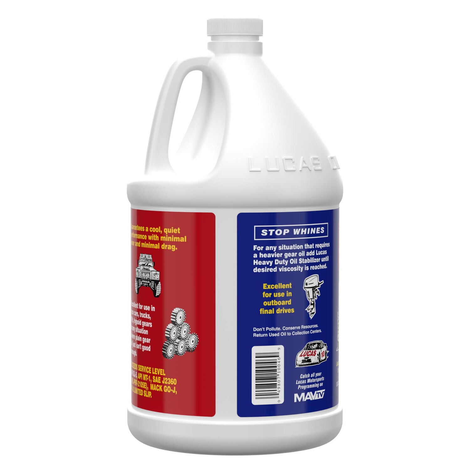 LUCAS - LUCAS 80W90 GEAR OIL 4/1GAL