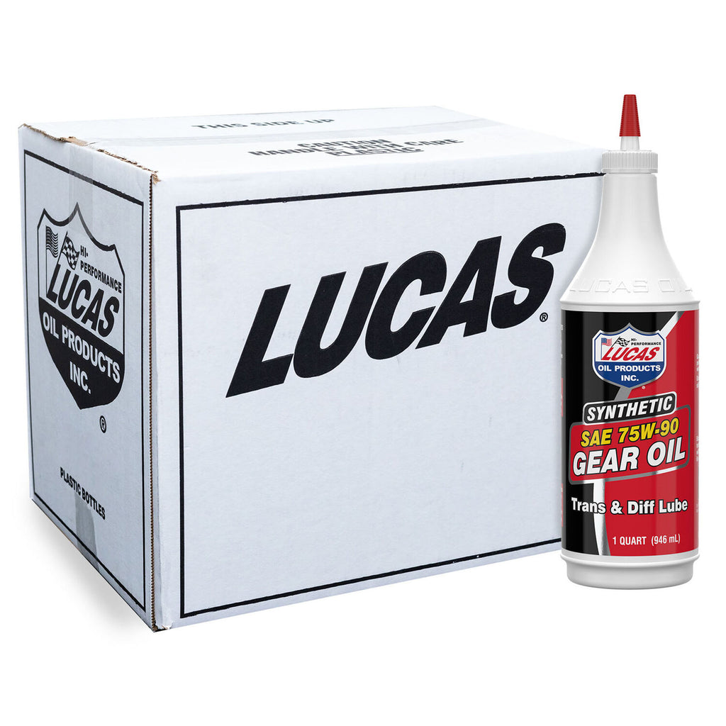 LUCAS - LUCAS SYN 75W90 GEAR OIL 12/1QT