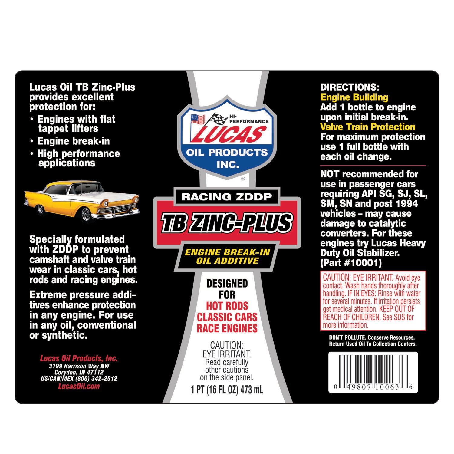 LUCAS - LUCAS ENG BRKIN OIL ADD 12/16OZ