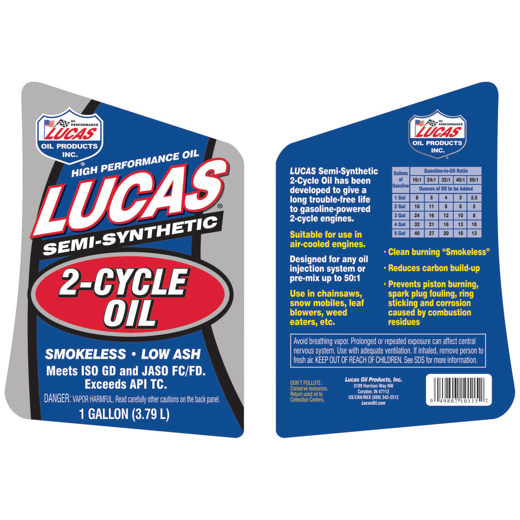 LUCAS - LUCAS SEMI-SYN 2 CYC 4/1GAL