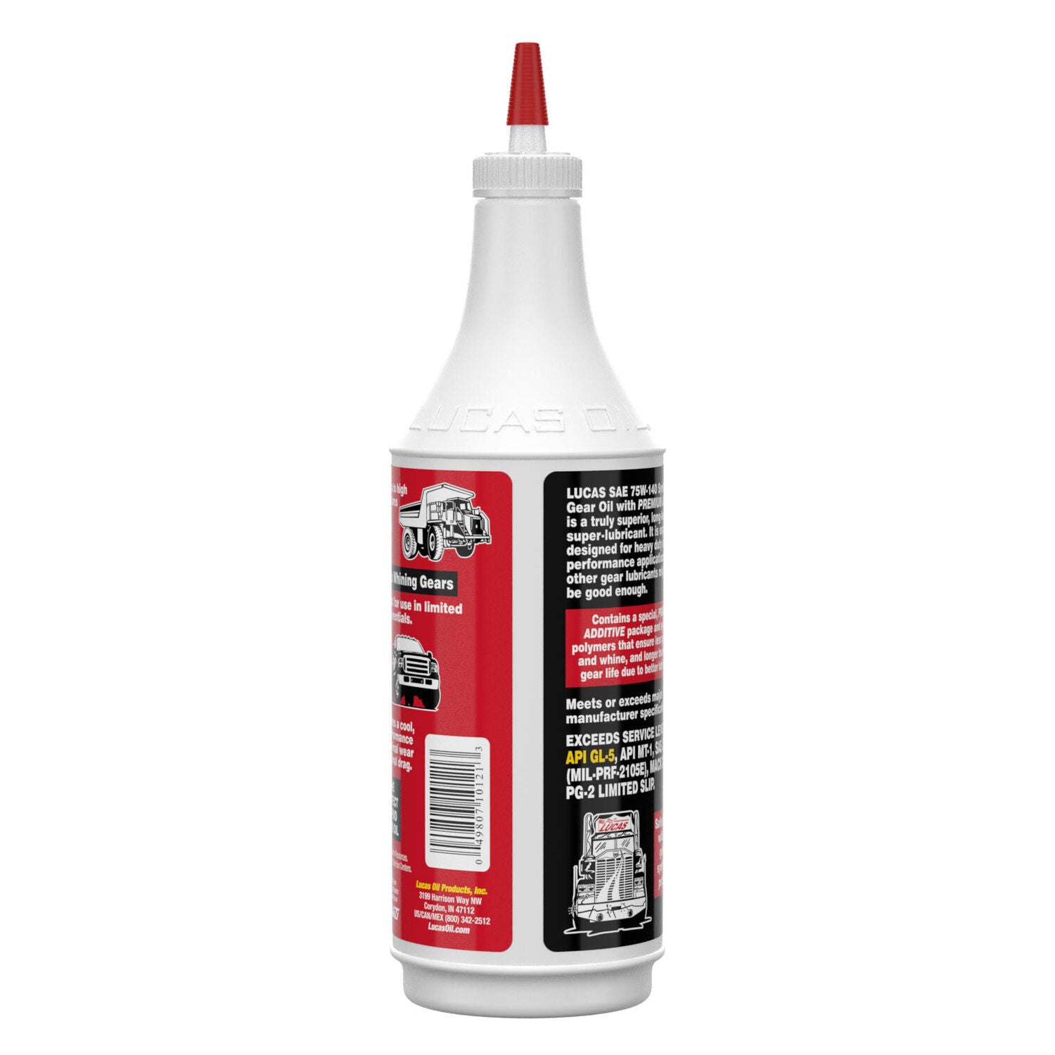 LUCAS - LUCAS SYN 75W140 GEAROIL 12/1QT