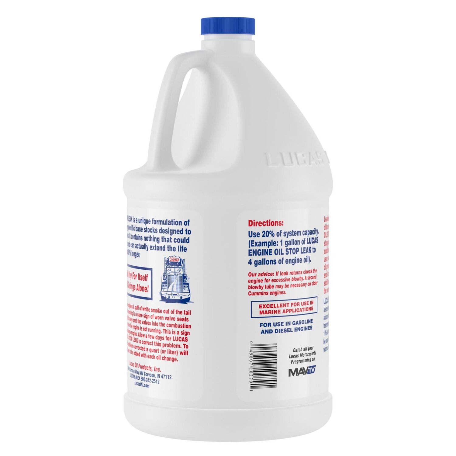 LUCAS - LUCAS ENGINE OIL STOP LEAK 4/1G