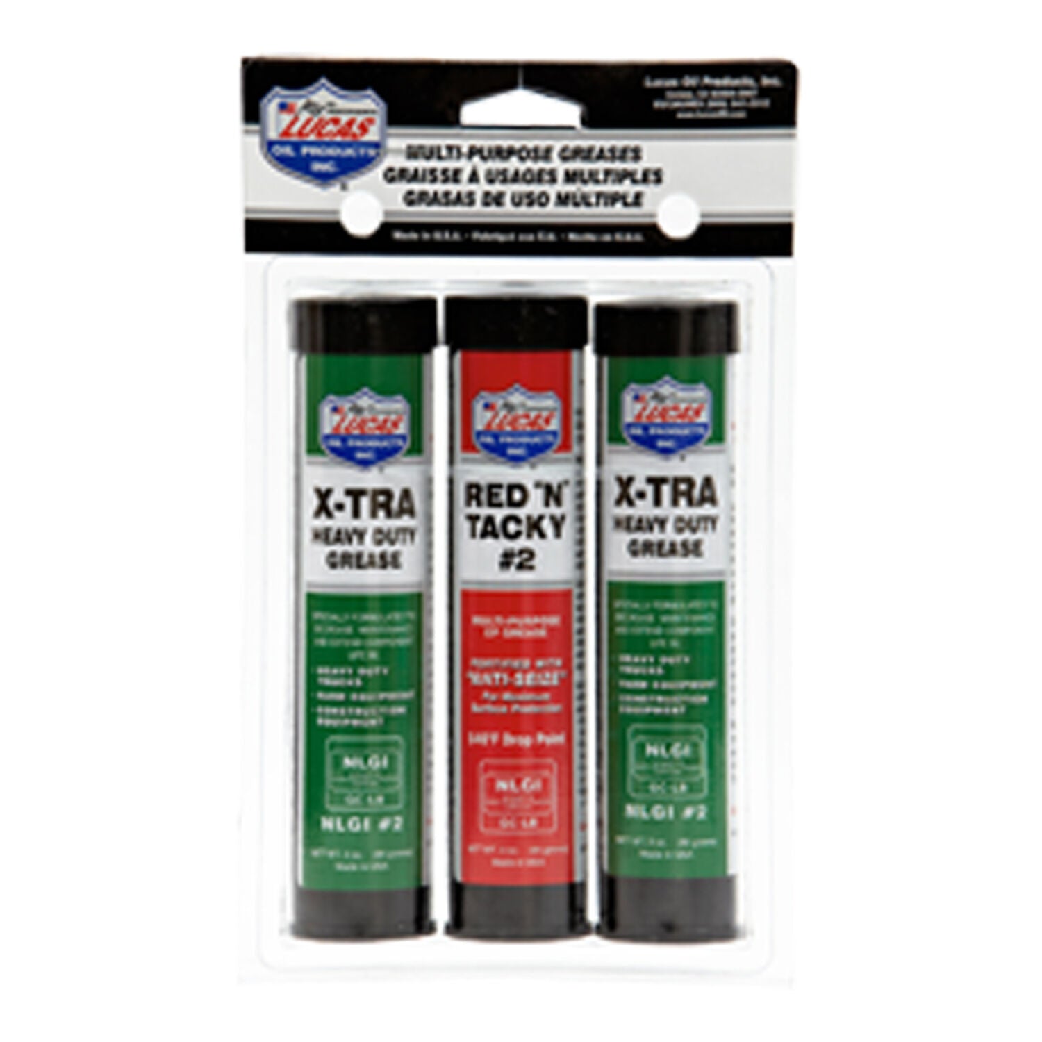 LUCAS - LUCAS GREASE PACK 10/3OZ