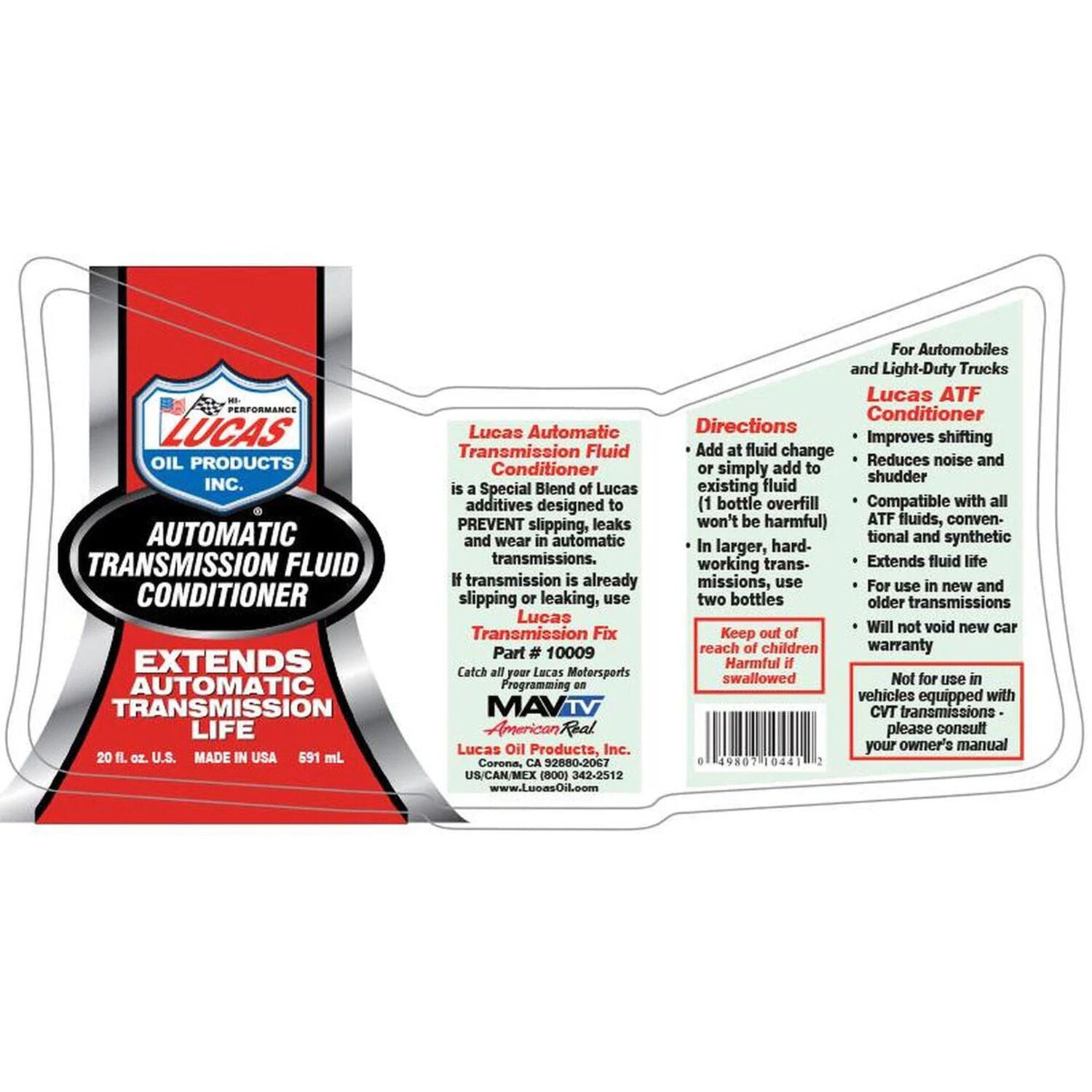 LUCAS - LUCAS AUTOM TRANS COND 12/20OZ