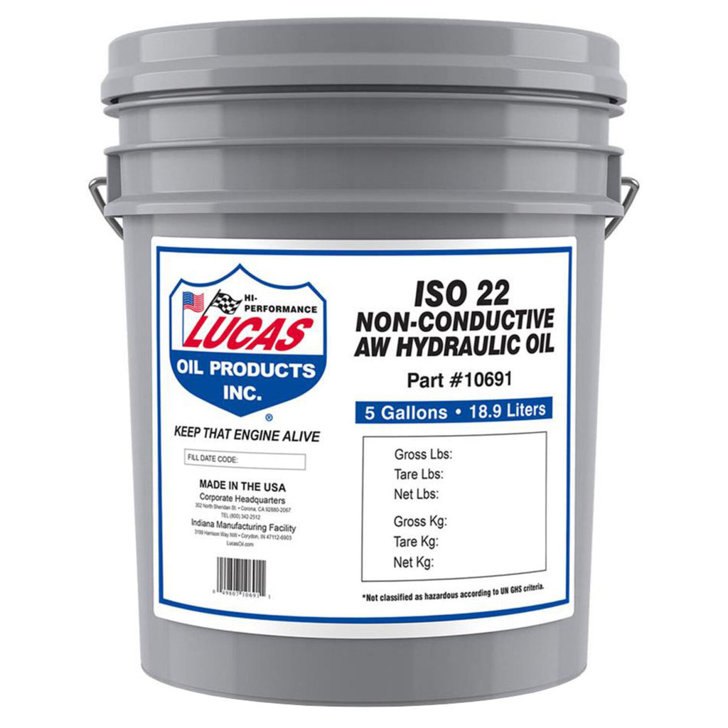 LUCAS - LUCAS NC AW ISO22 HYD OIL 5 GAL