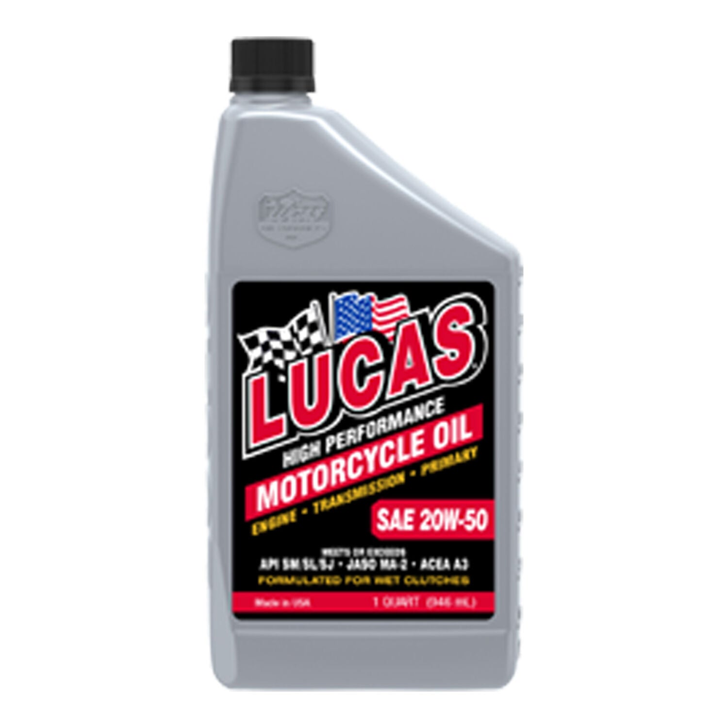 LUCAS - LUCAS 20W50 MOTORCYCLE OIL 6/QT