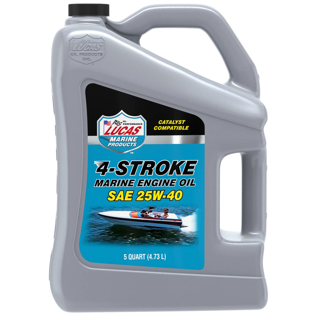 LUCAS - LUCAS 4 STRK MARINE 25W40 3/5QT