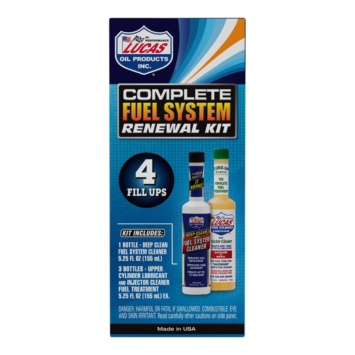 LUCAS - LUCAS FUEL SYS RENEW KIT 6/4PK