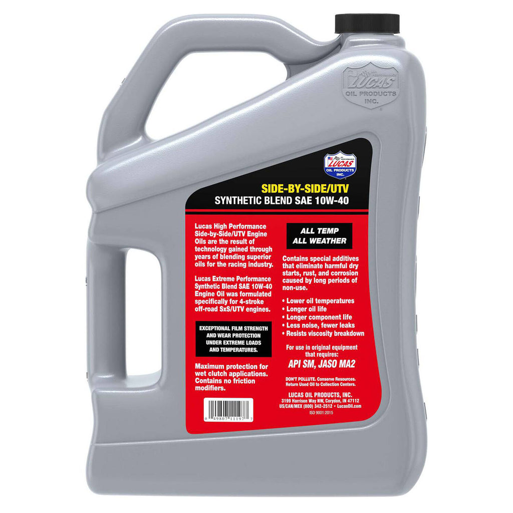 LUCAS - LUCAS SYN 10W40 SXS 4/1GAL