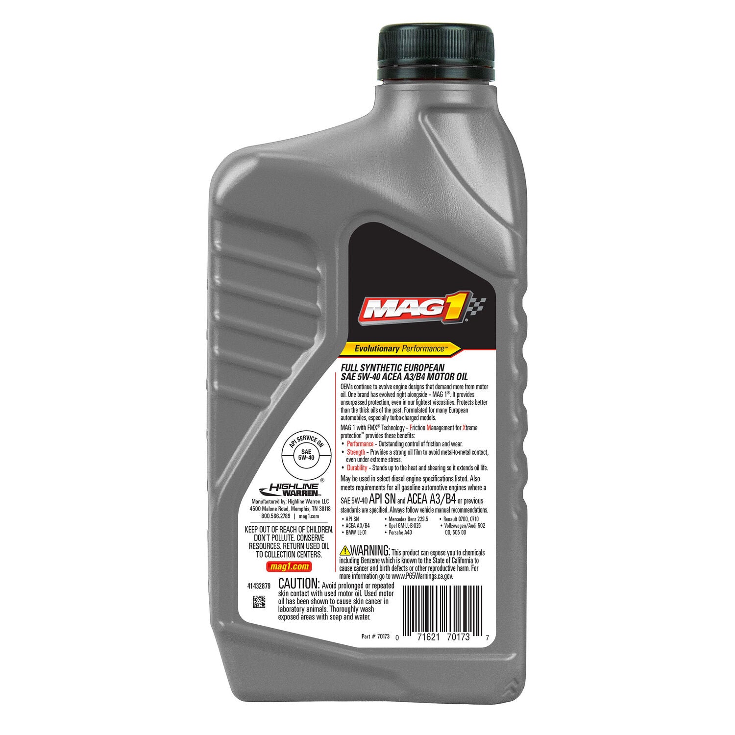 MAG 1 - MAG1 FS EURO 5W40 6/1QT