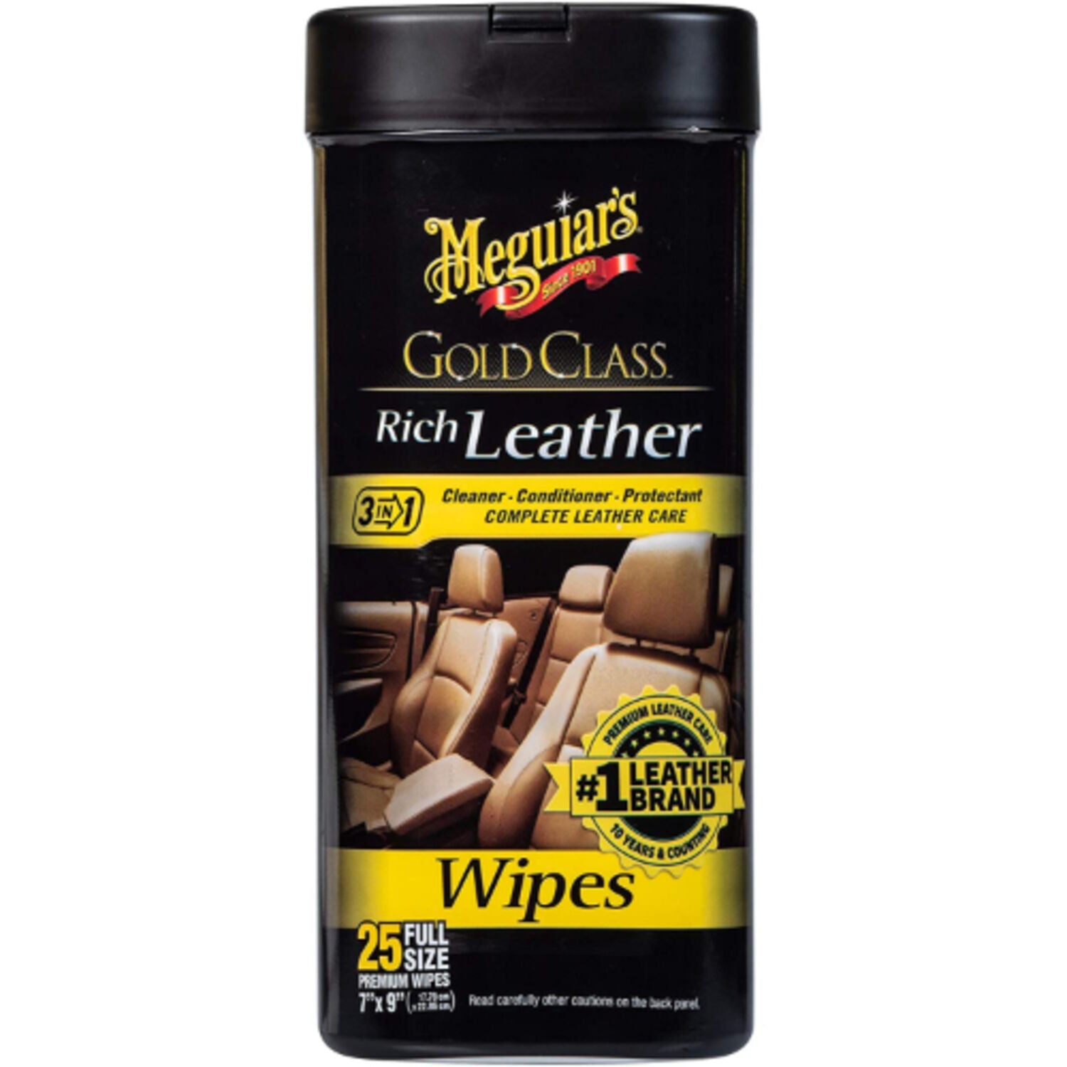 MEGUIARS - MEGUIARS GC RICH LEATHER WIPES