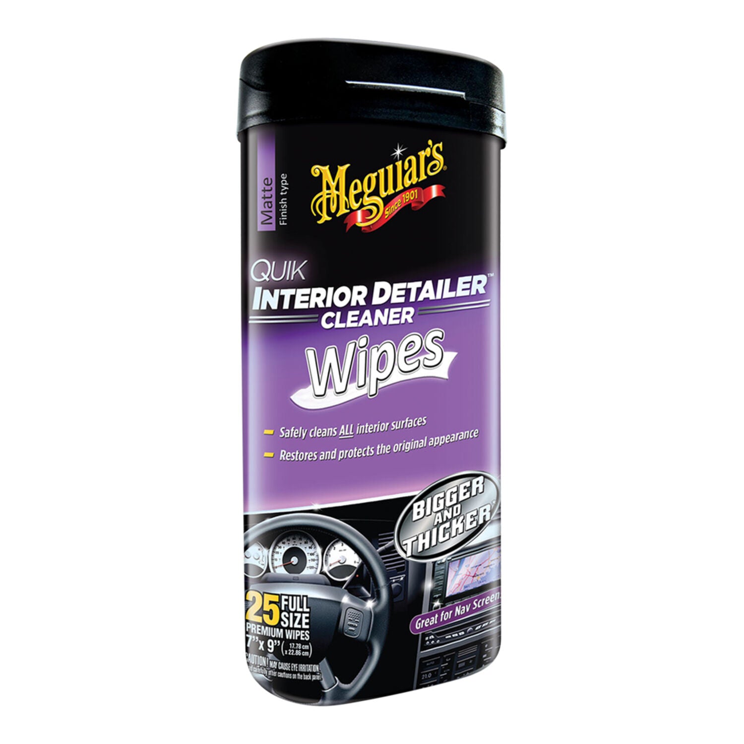 MEGUIARS - MEGUIARS QUIK INTR DETAIL WIPES