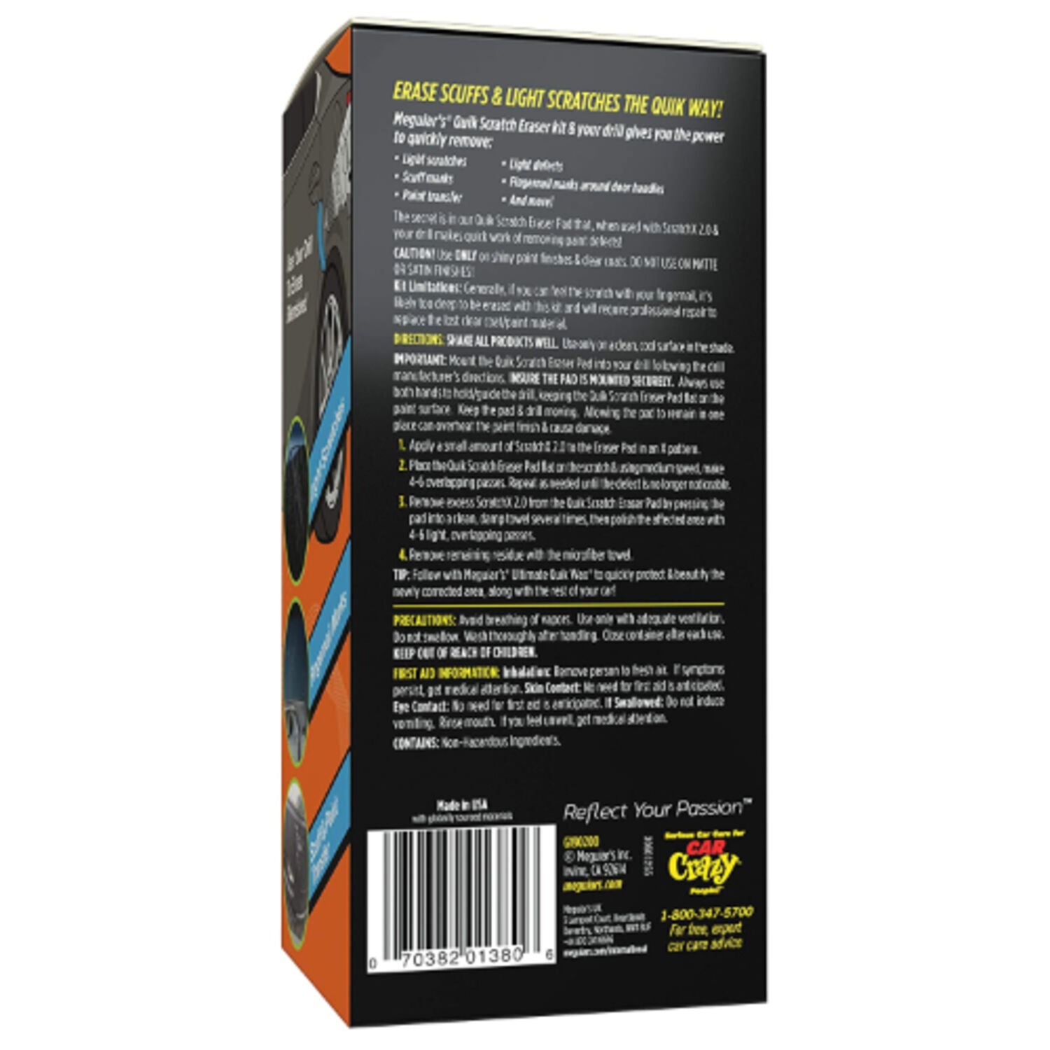 MEGUIARS - MEGUIARS QUIK SCRATCH ERSER KIT