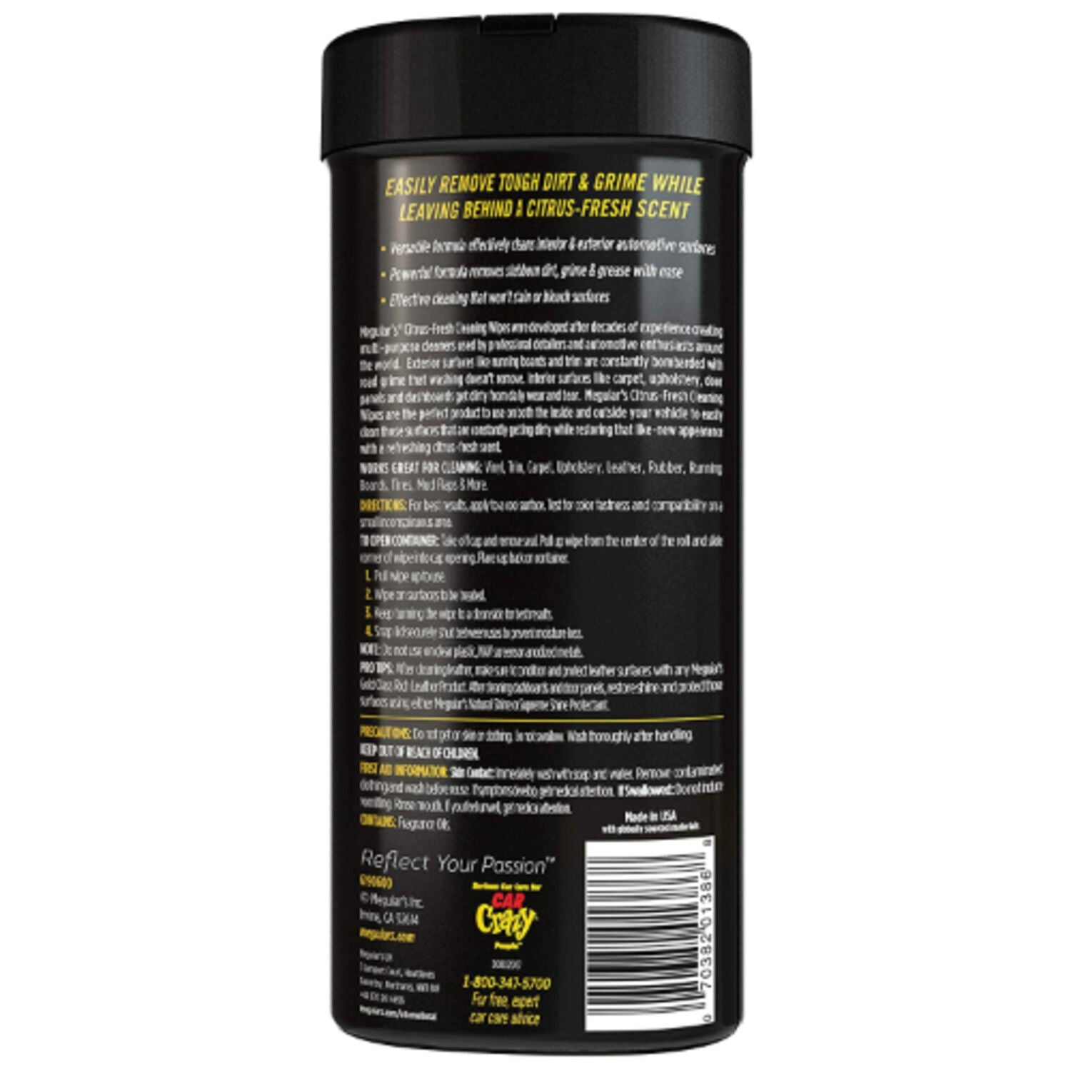 MEGUIARS - MEGUIARS CIT/FRSH CLEANING WIPE