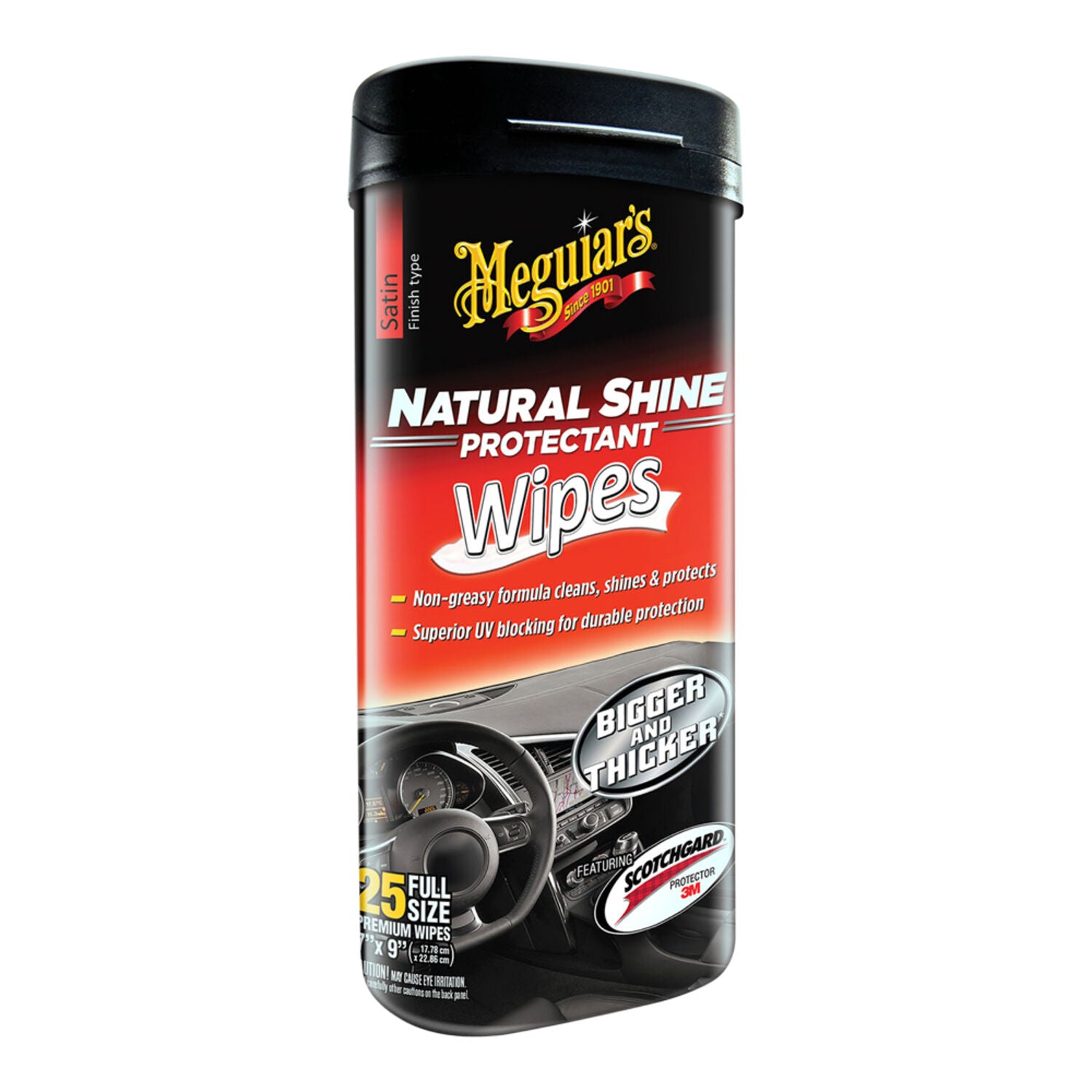 MEGUIARS - MEGUIARS NAT SHINE PROT WIPES