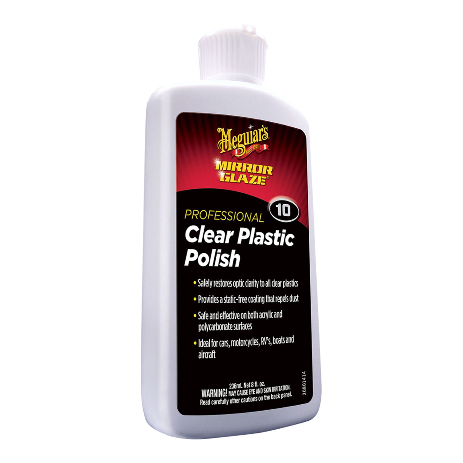 MEGUIARS - MEGUIAR MG CLR PLSTC POLSH 8OZ