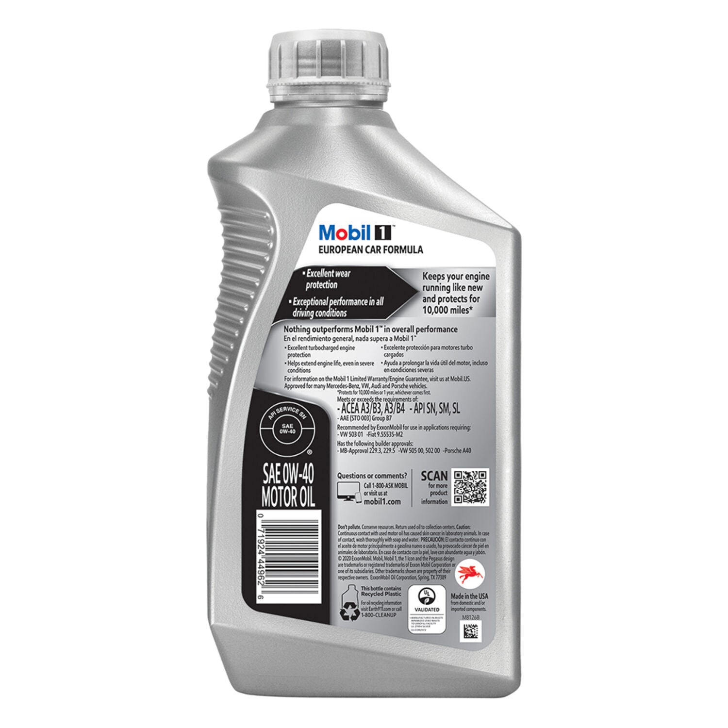 MOBIL 1 - MOBIL 1 FORMULA FS 0W40 6/1QT