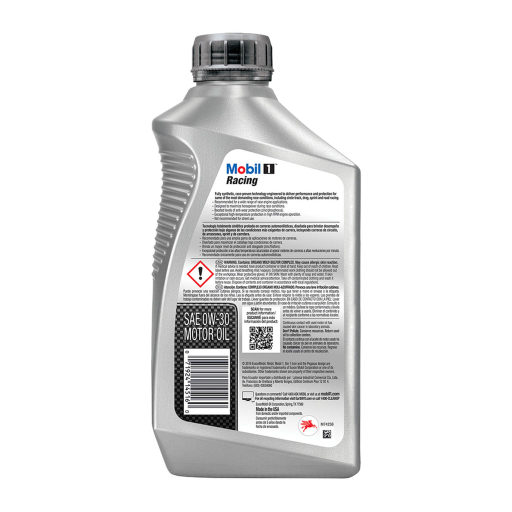 MOBIL 1 - MOBIL 1 RACING TRAC 0W30 6/1QT