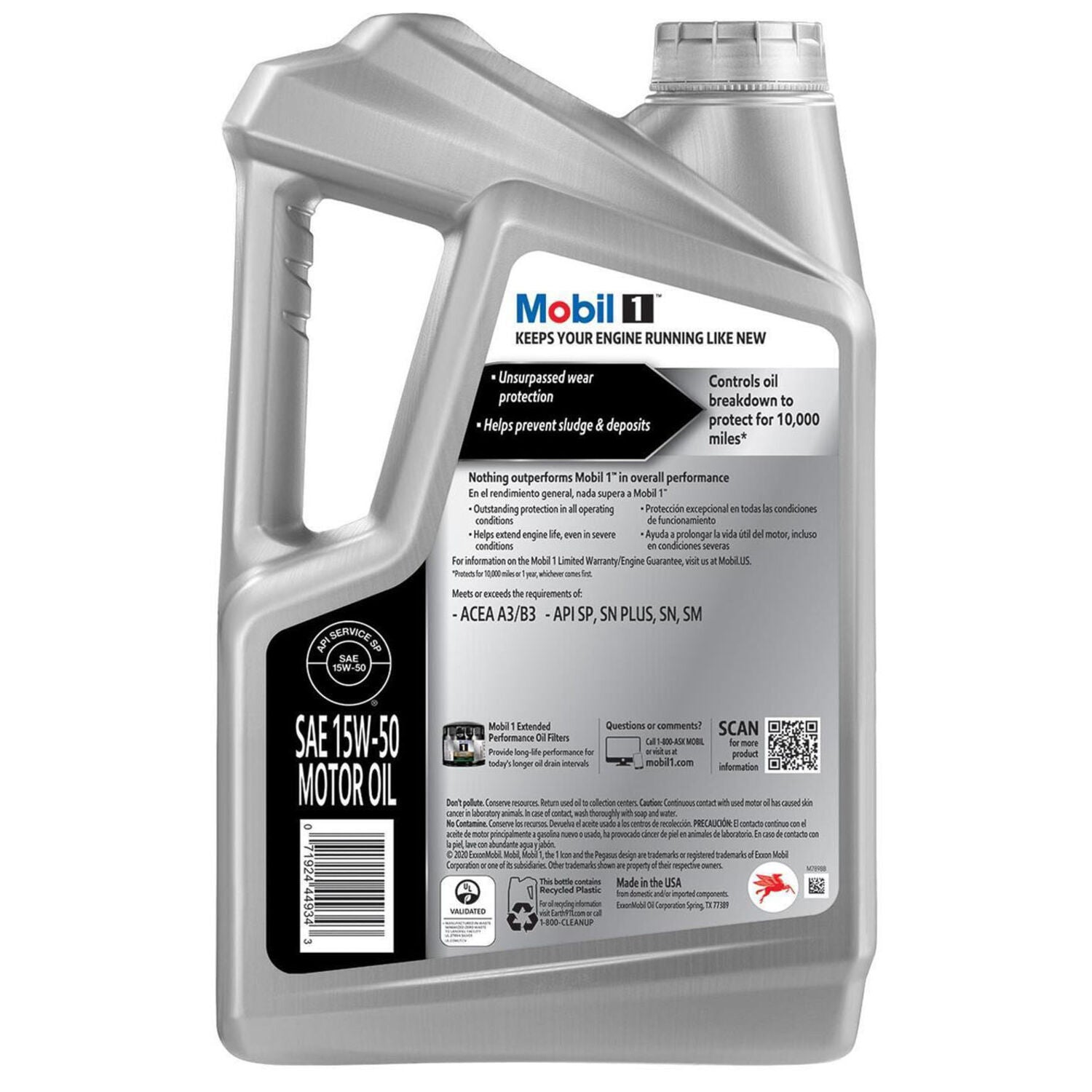 MOBIL 1 - MOBIL 1 15W50 3/5QT