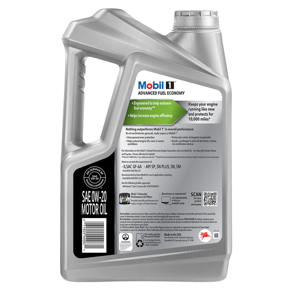 MOBIL 1 - MOBIL 1 0W20 AFE 3/5QT