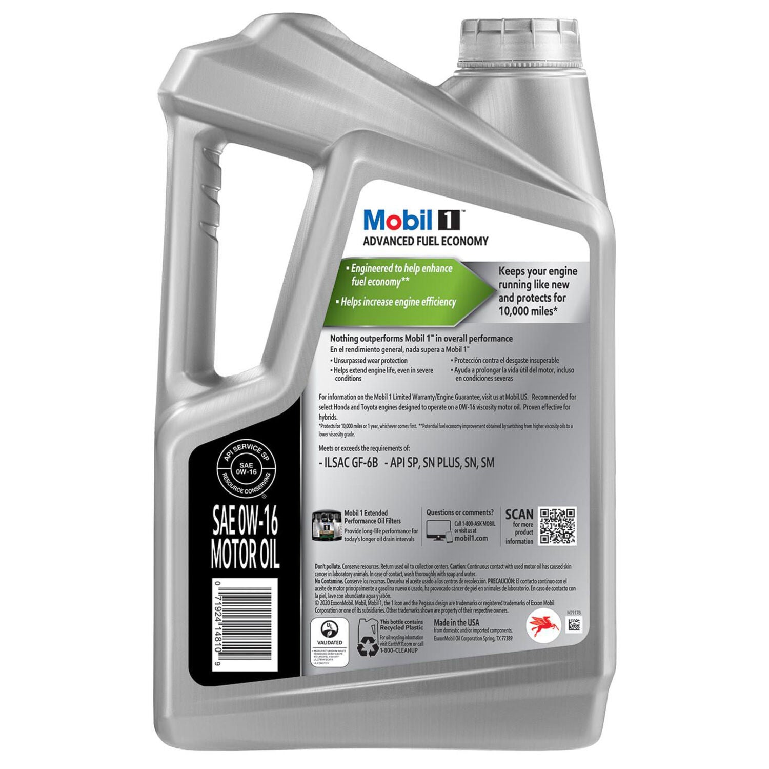 MOBIL 1 - MOBIL 1 0W16 3/5QT