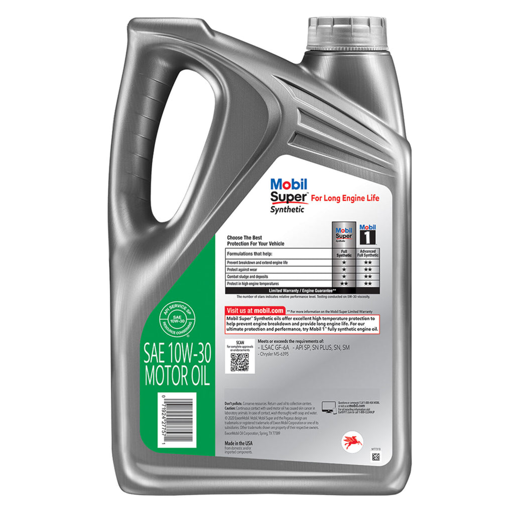 MOBIL - MOBIL SUPER SYN 10W30 3/5QT