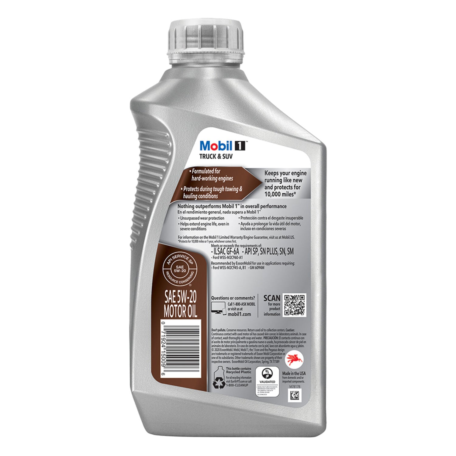 MOBIL 1 - MOBIL 1 TRUCK & SUV 5W20 6/1QT