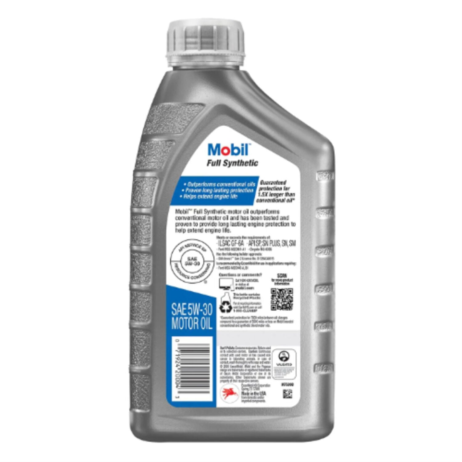 MOBIL - MOBIL FULL SYN 5W30 6/1QT