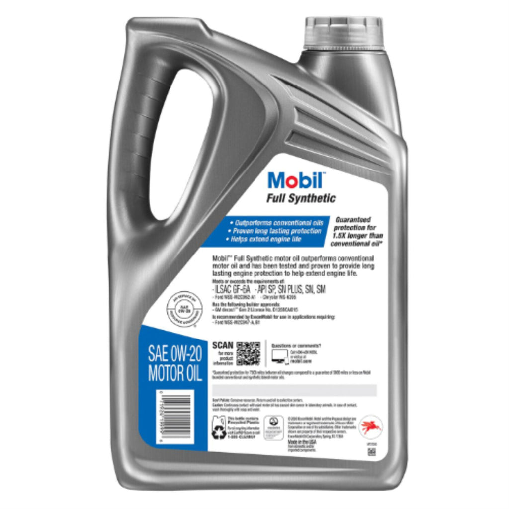 MOBIL - MOBIL FULL SYNTHETC 0W20 3/5QT