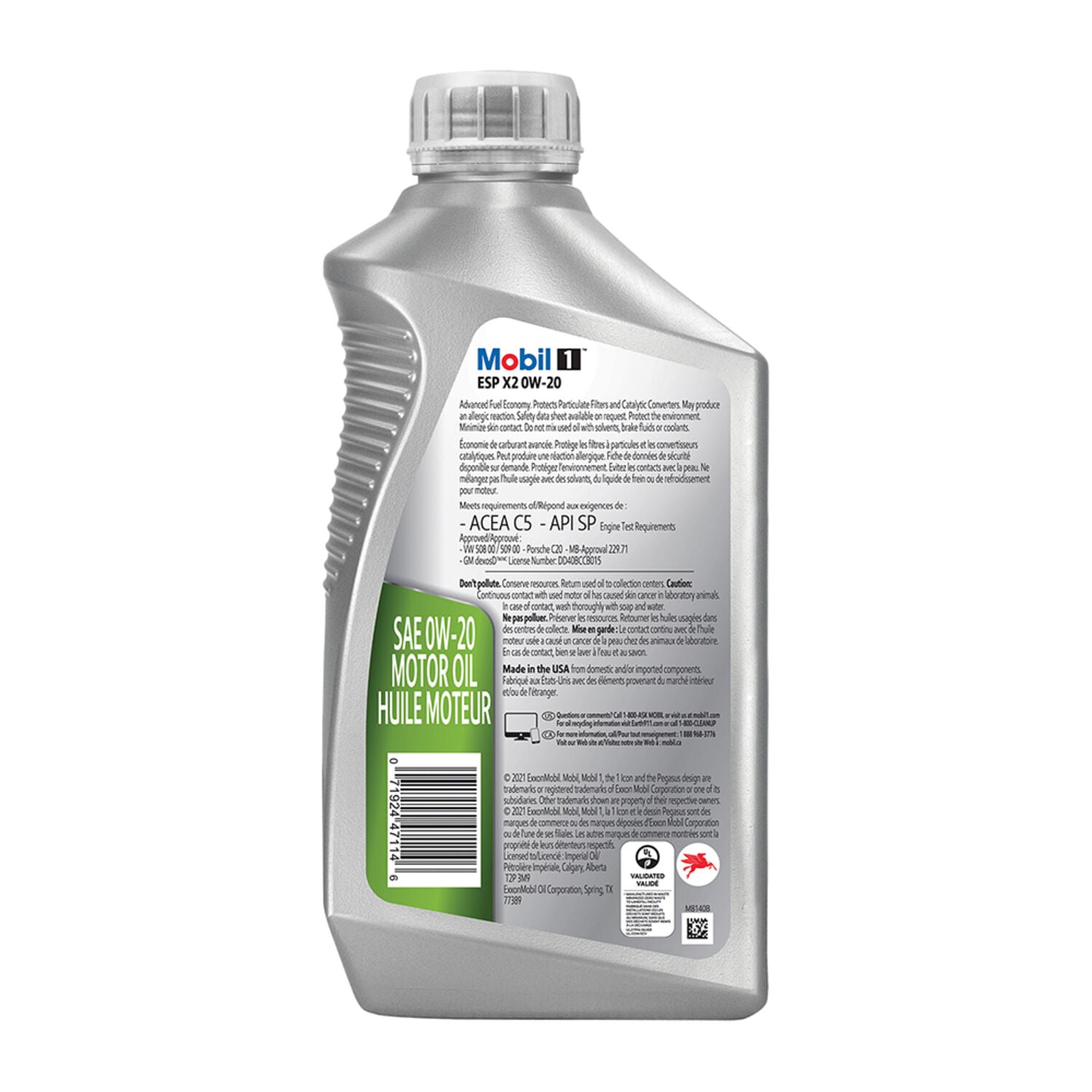 MOBIL 1 - MOBIL1 ESP X2 0W20 6/1QT