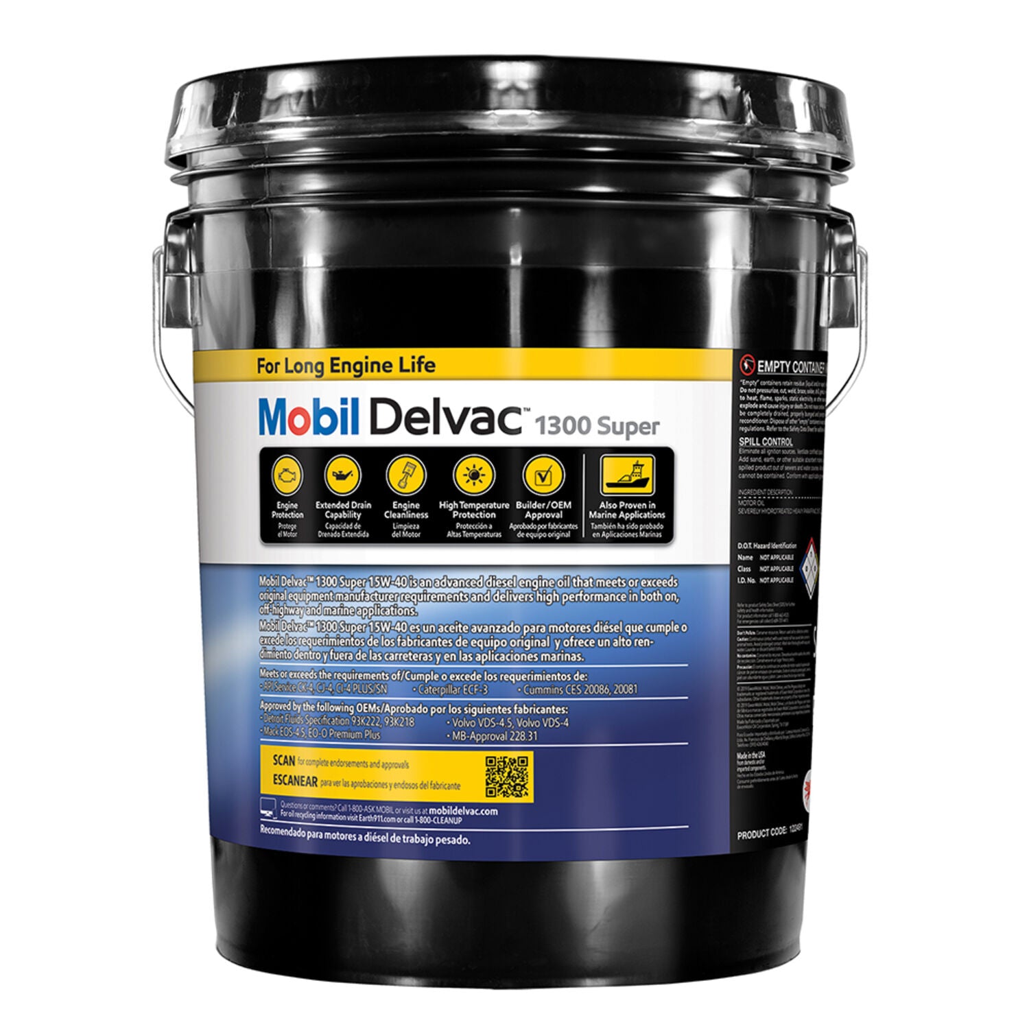 MOBIL DELVAC - MOBIL DELVAC 1300 15W40 5GA